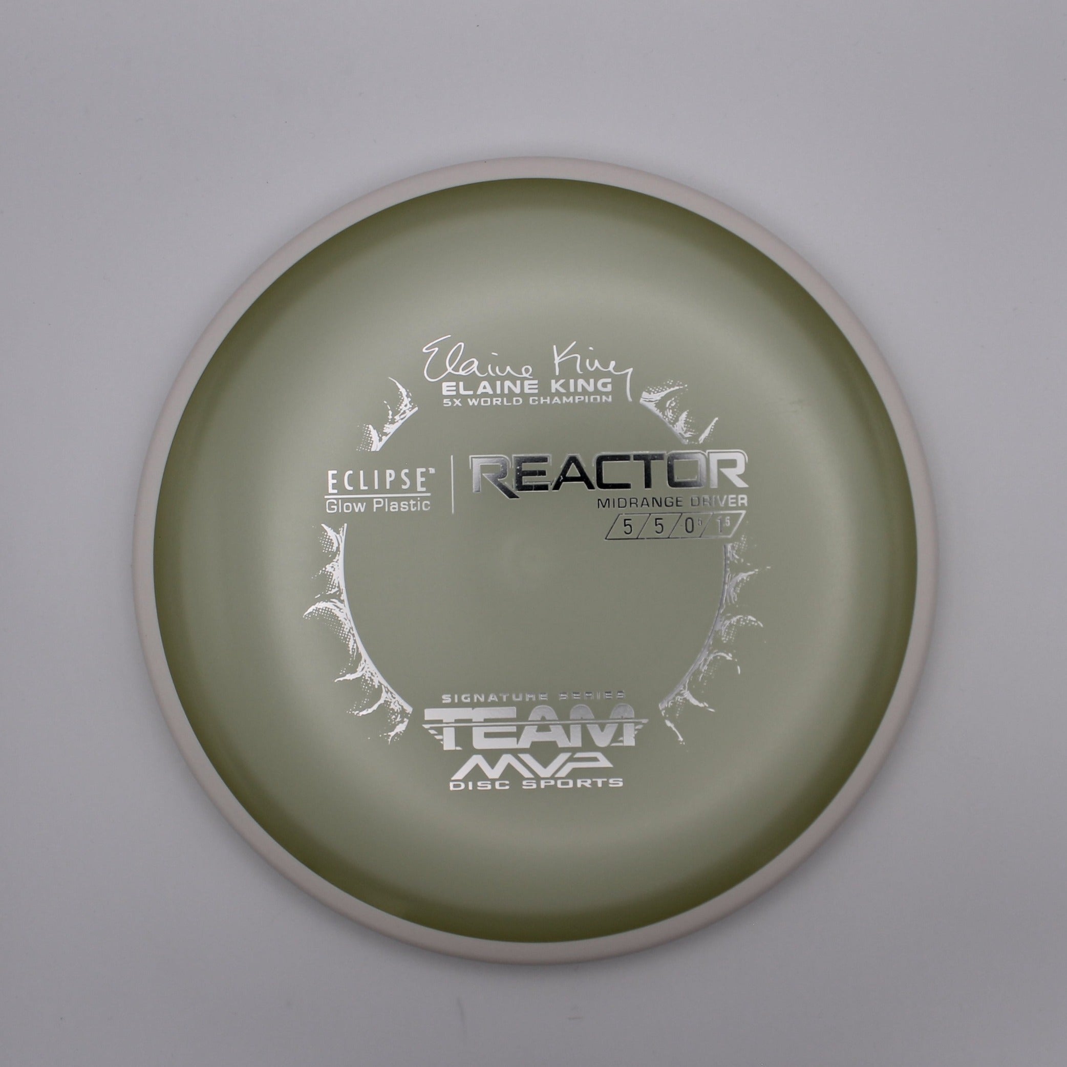 MVP Midrange Reactor Eclipse Glow Plastic | Elaine King 5x World Champion Signature Series