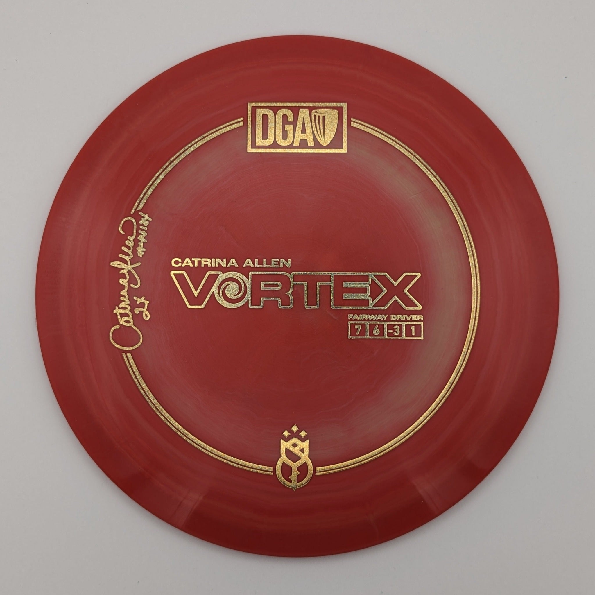 DGA Fairway Driver Vortex Pro-Line 2X World Champion Team Member Catrina Allen Red