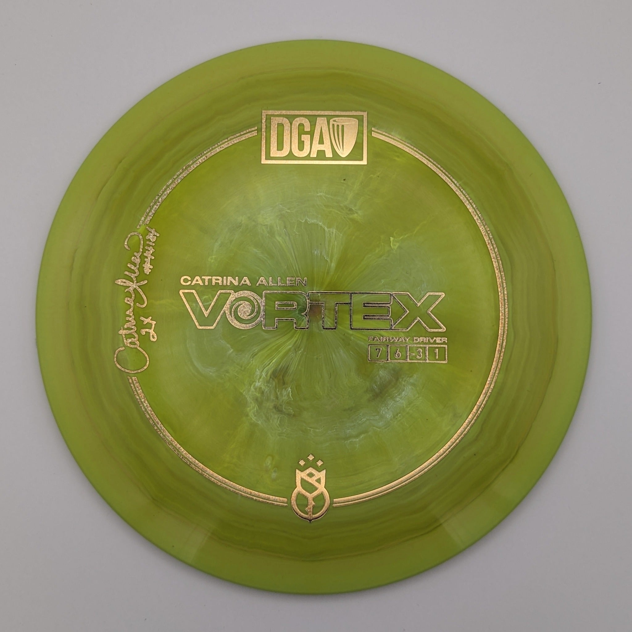 DGA Fairway Driver Vortex Pro-Line 2X World Champion Team Member Catrina Allen Yellow