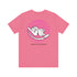 Jersey Discs Pink Sunset Logo Unisex Jersey Short Sleeve Tee