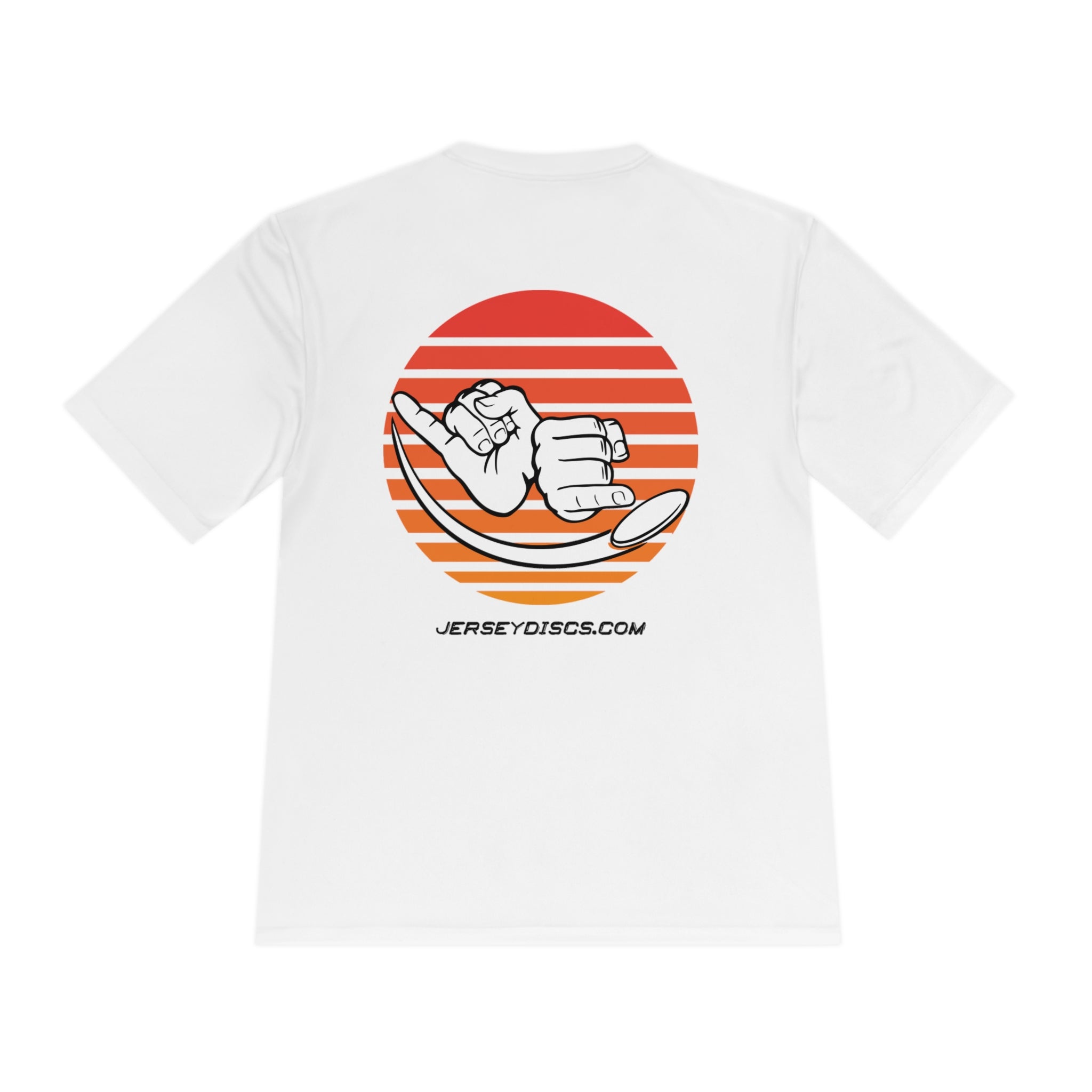 Jersey Discs Sunset Unisex Moisture Wicking T-Shirt