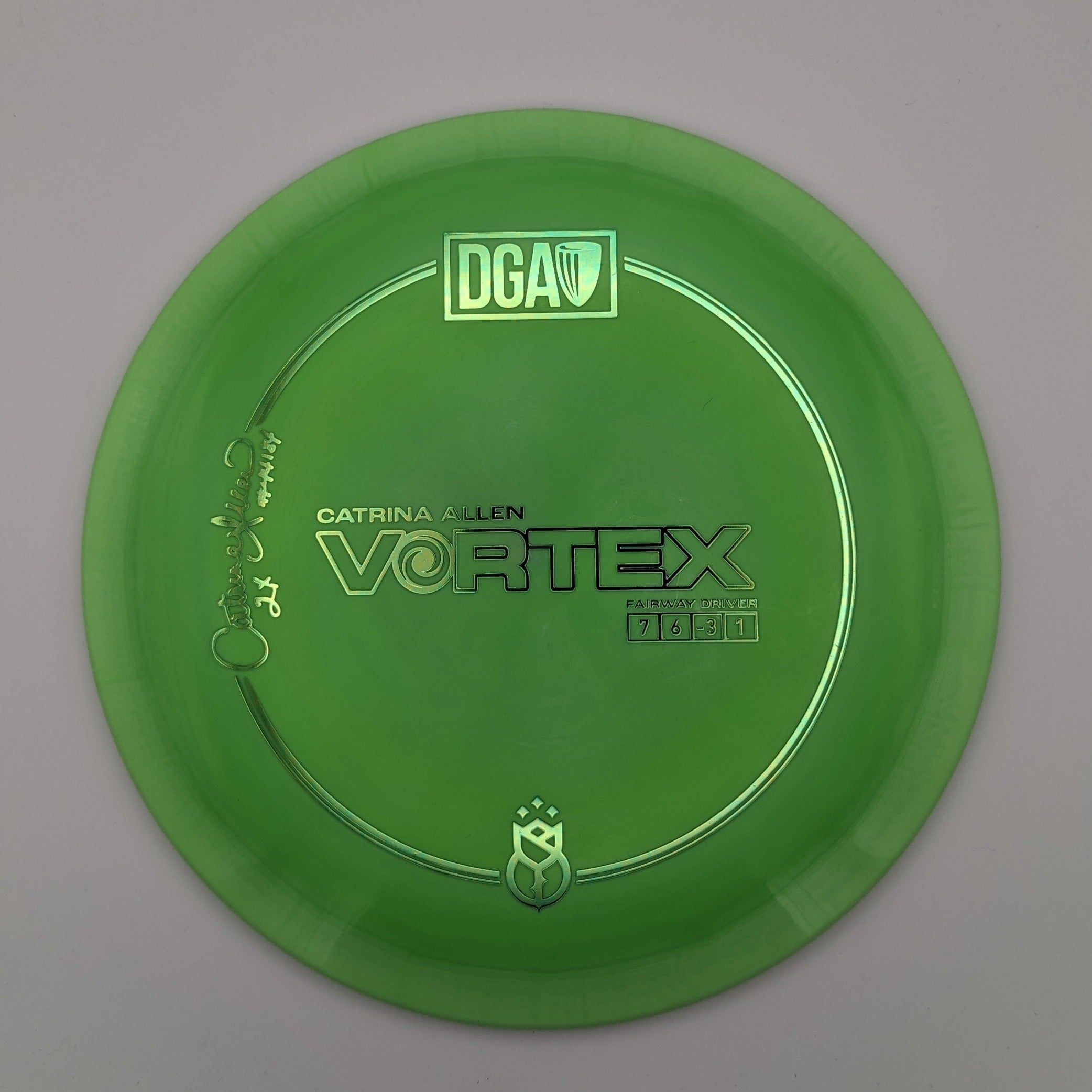 DGA Fairway Driver Vortex Pro-Line 2X World Champion Team Member Catrina Allen Green