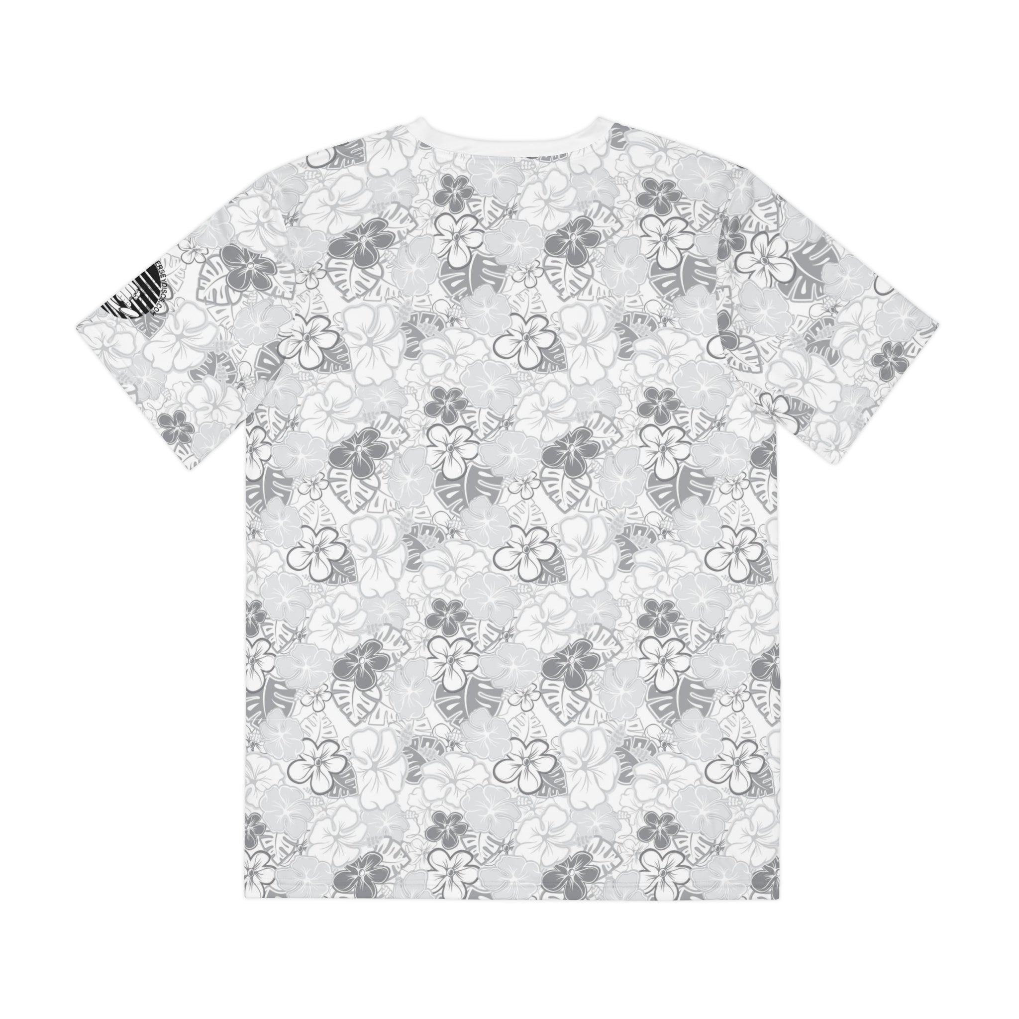 Jersey Discs White Hawaiian Sublimation Men's Polyester Tee (AOP)