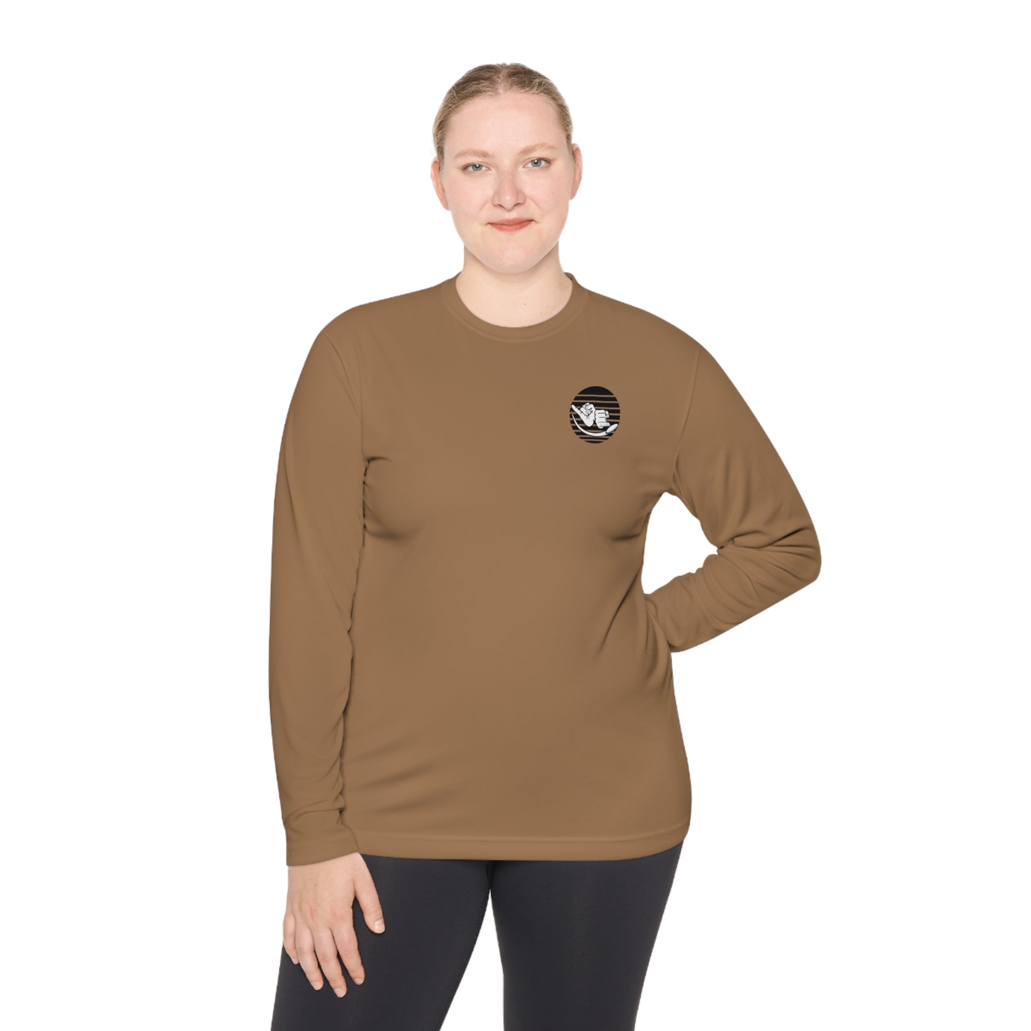 Jersey Discs Sunset Logo Unisex Lightweight Long Sleeve Tee