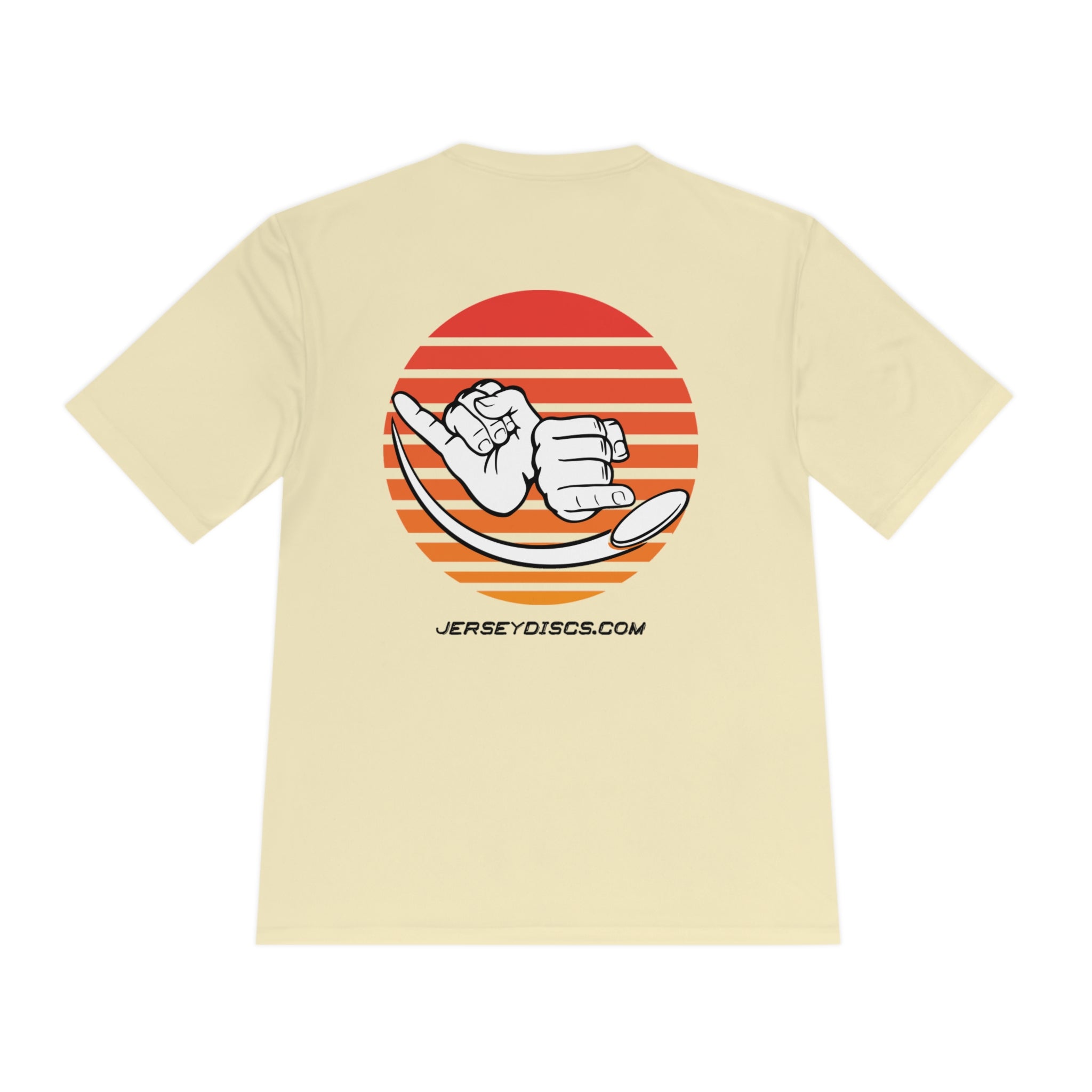 Jersey Discs Sunset Unisex Moisture Wicking T-Shirt