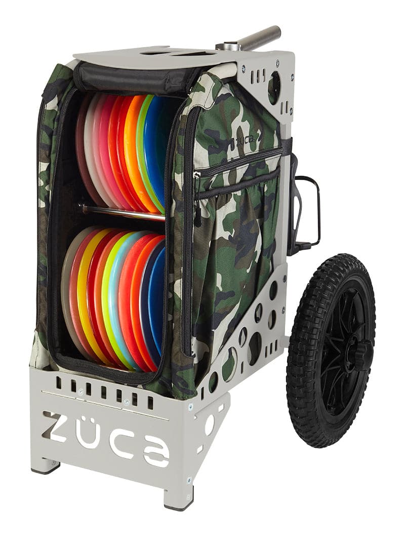 Zuca | All-Terrain Disc Golf Cart | Camo Edition