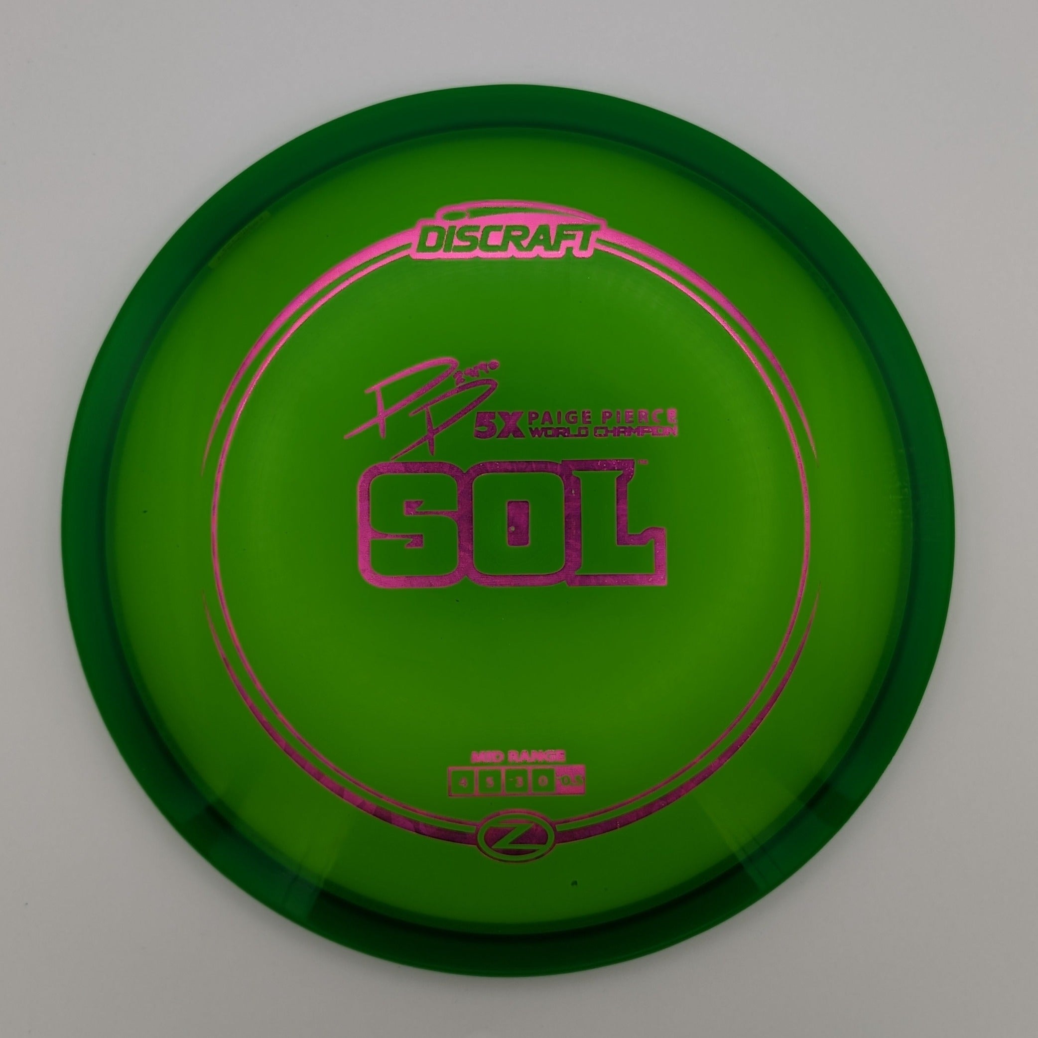 DISCRAFT Midrange Sol Z-Line 5x Paige Pierce Signature Series