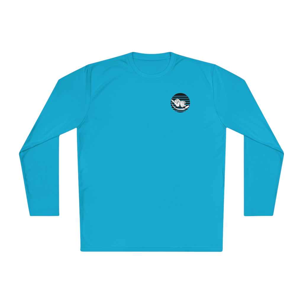 Jersey Discs Sunset Logo Unisex Lightweight Long Sleeve Tee