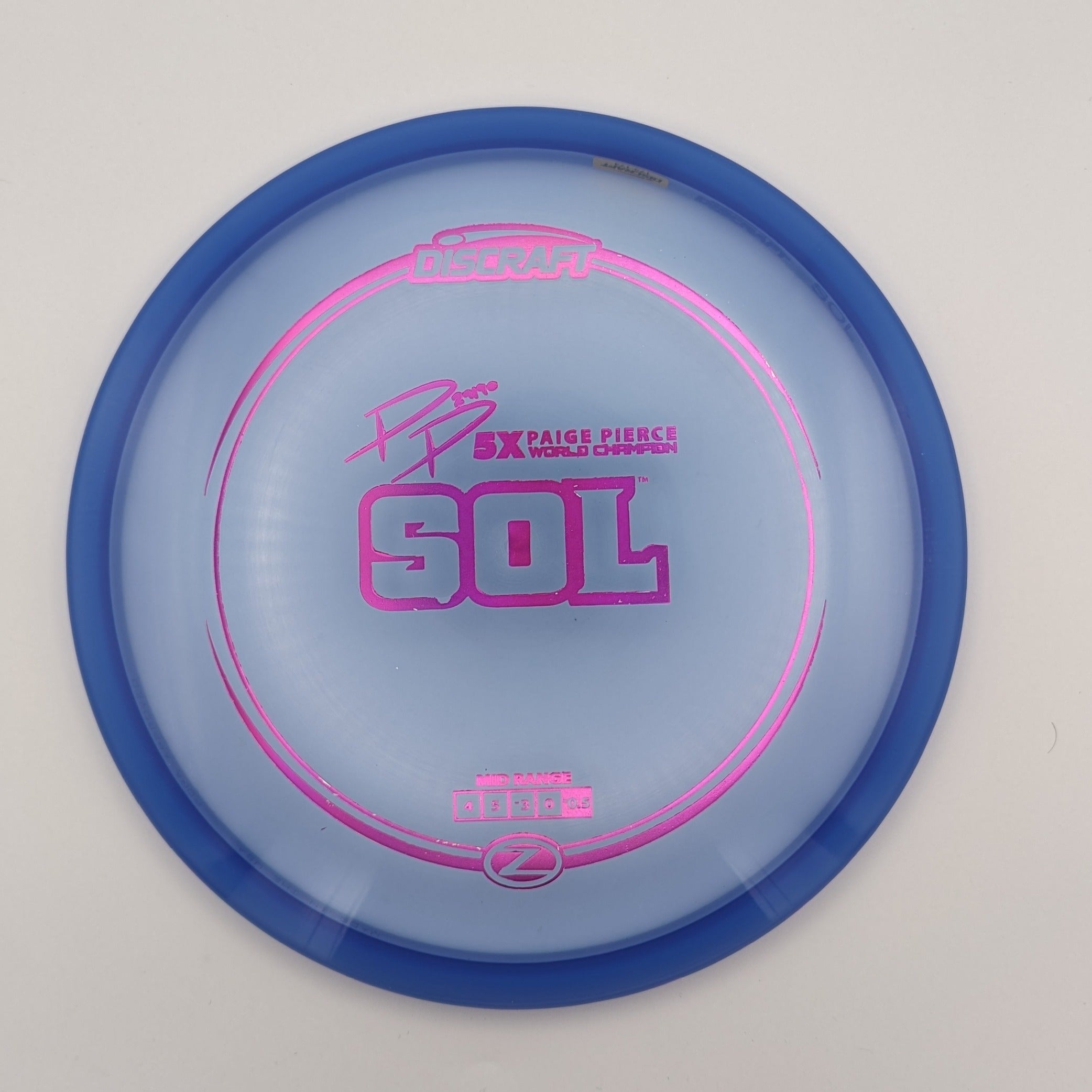 DISCRAFT Midrange Sol Z-Line 5x Paige Pierce Signature Series 