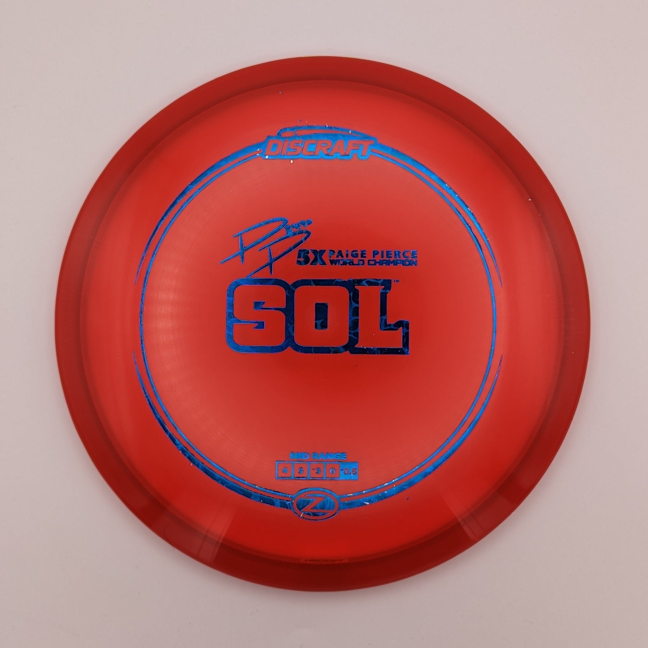 DISCRAFT Midrange Sol Z-Line 5x Paige Pierce Signature Series 