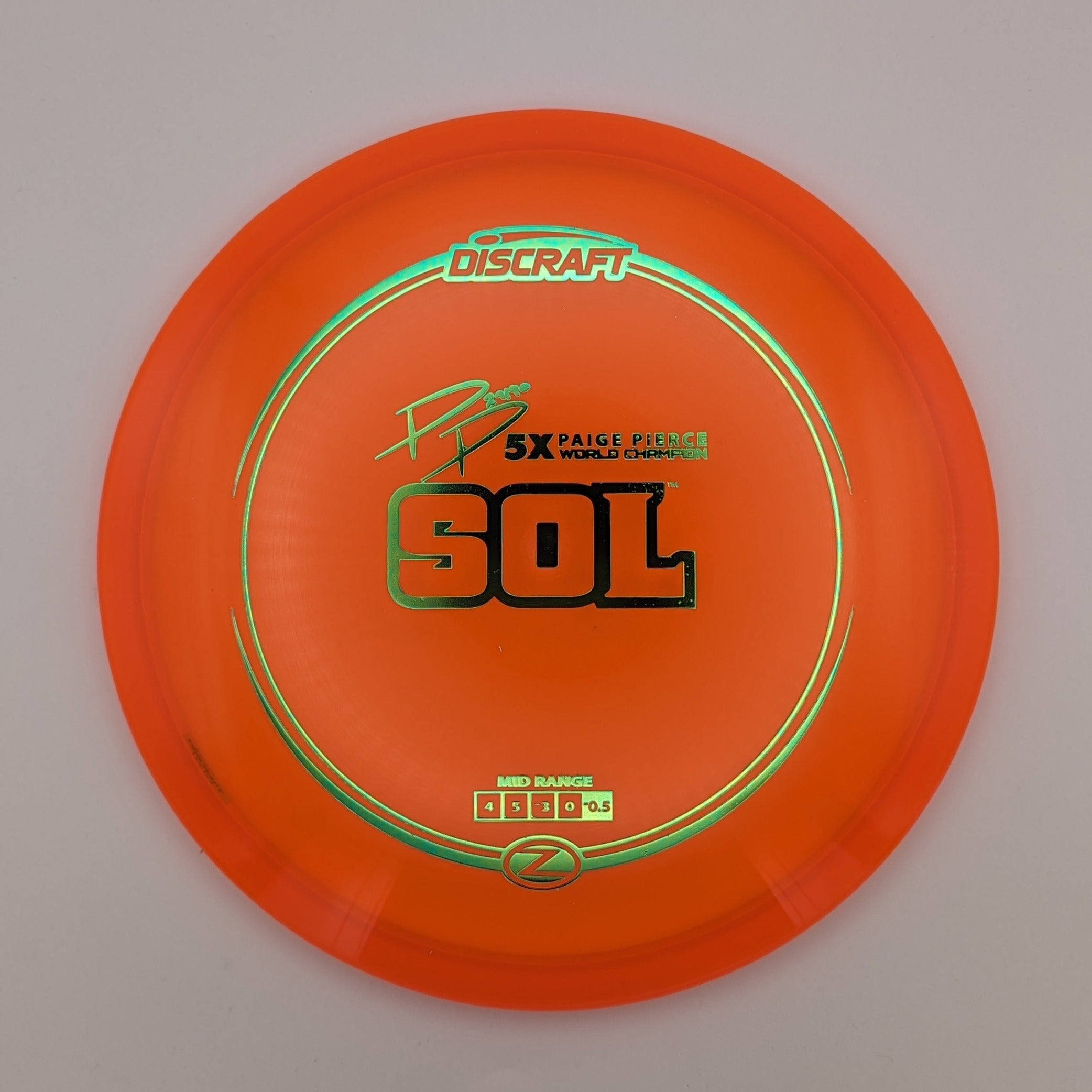 DISCRAFT Midrange Sol Z-Line 5x Paige Pierce Signature Series 