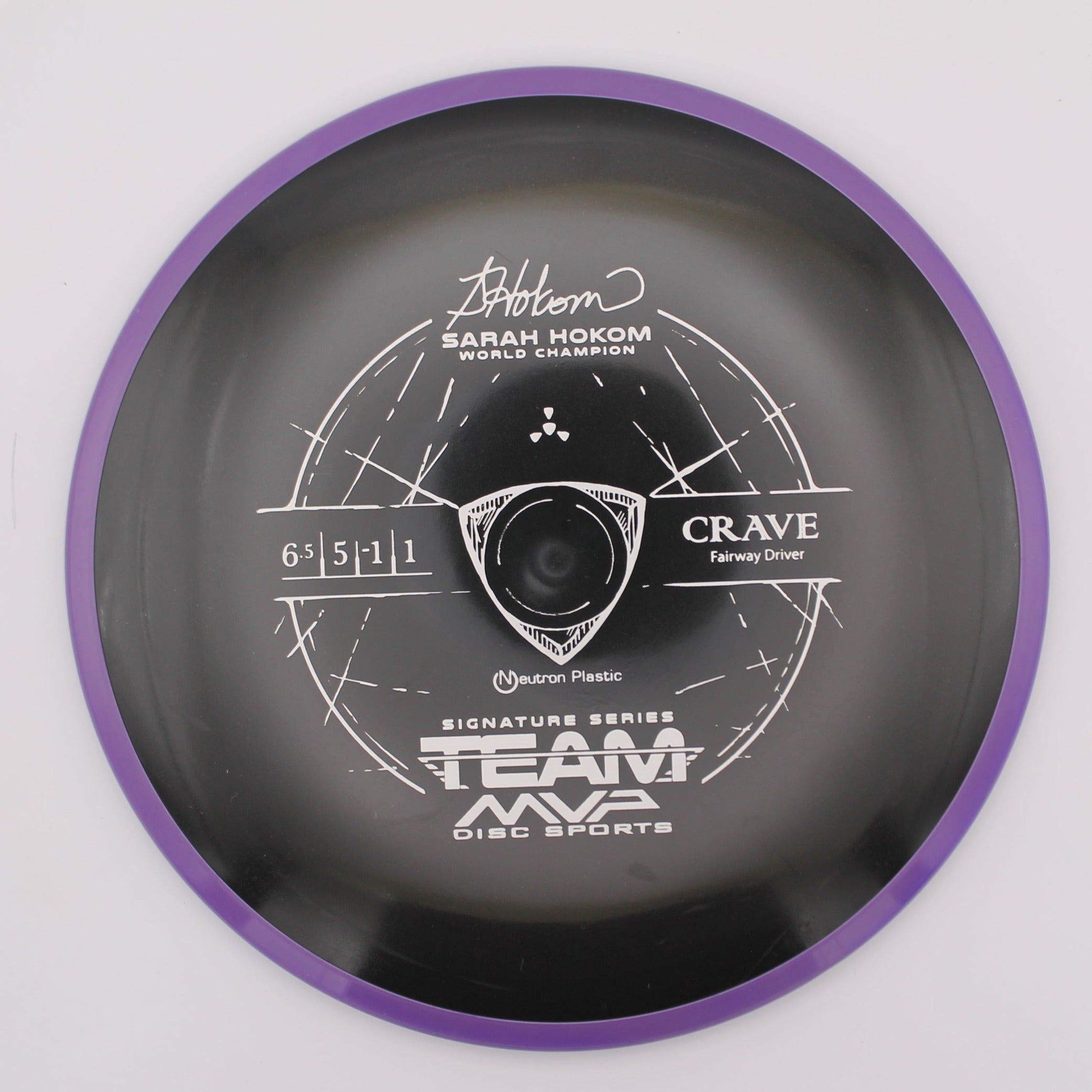 Axiom Fairway Driver Crave Neutron Plastic Sarah Hokom Signature Series