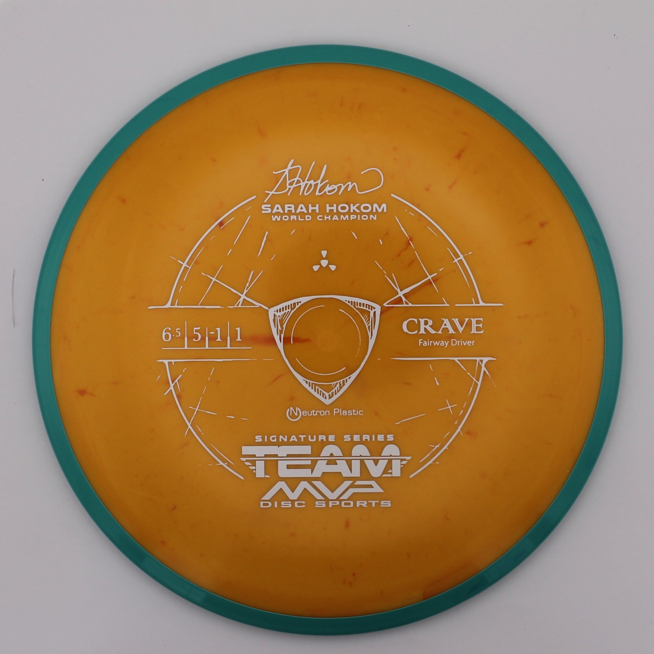 Axiom Fairway Driver Crave Neutron Plastic Sarah Hokom Signature Series