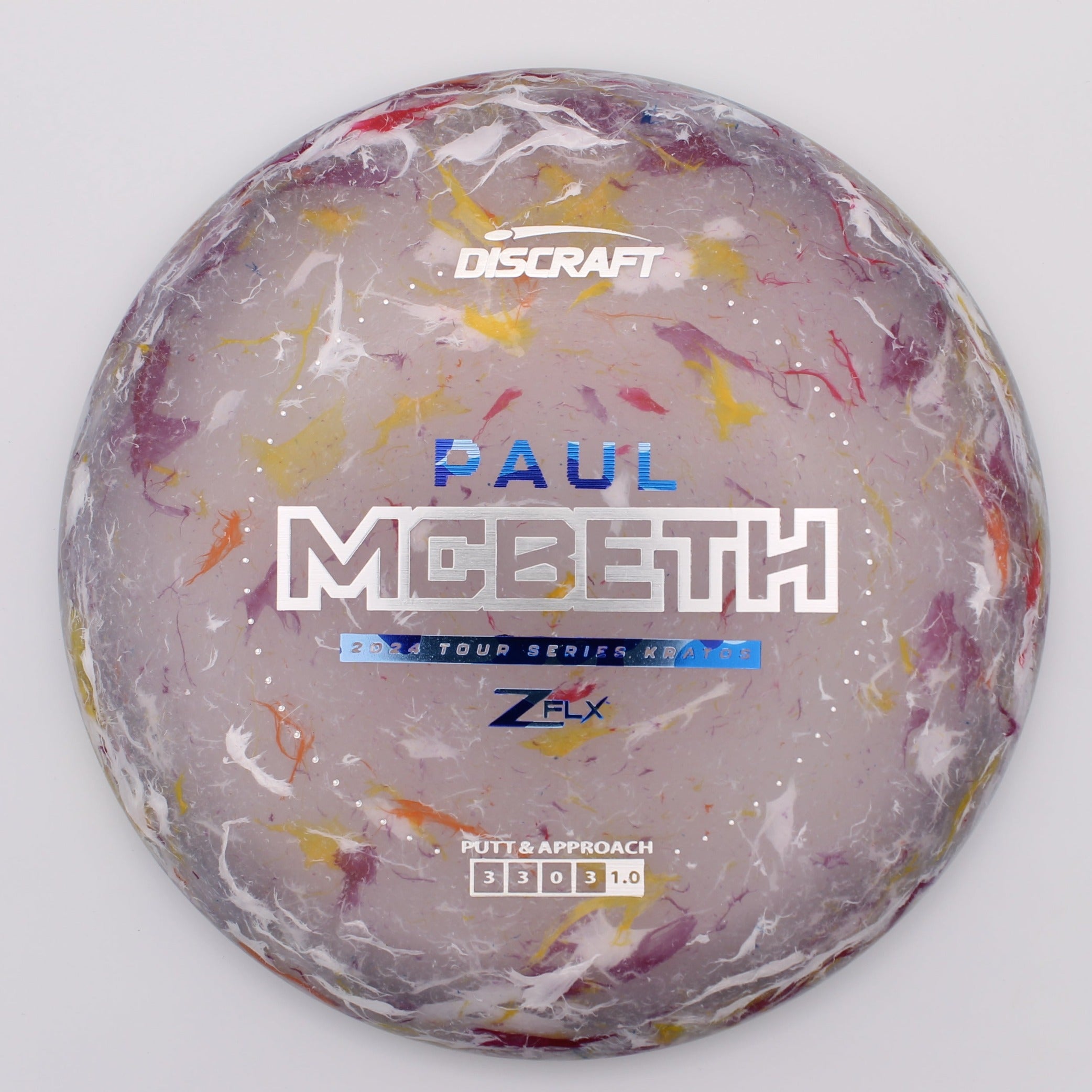 Discraft Putt & Approach Kratos Paul McBeth 2024 Tour Series Jawbreaker Z FLX