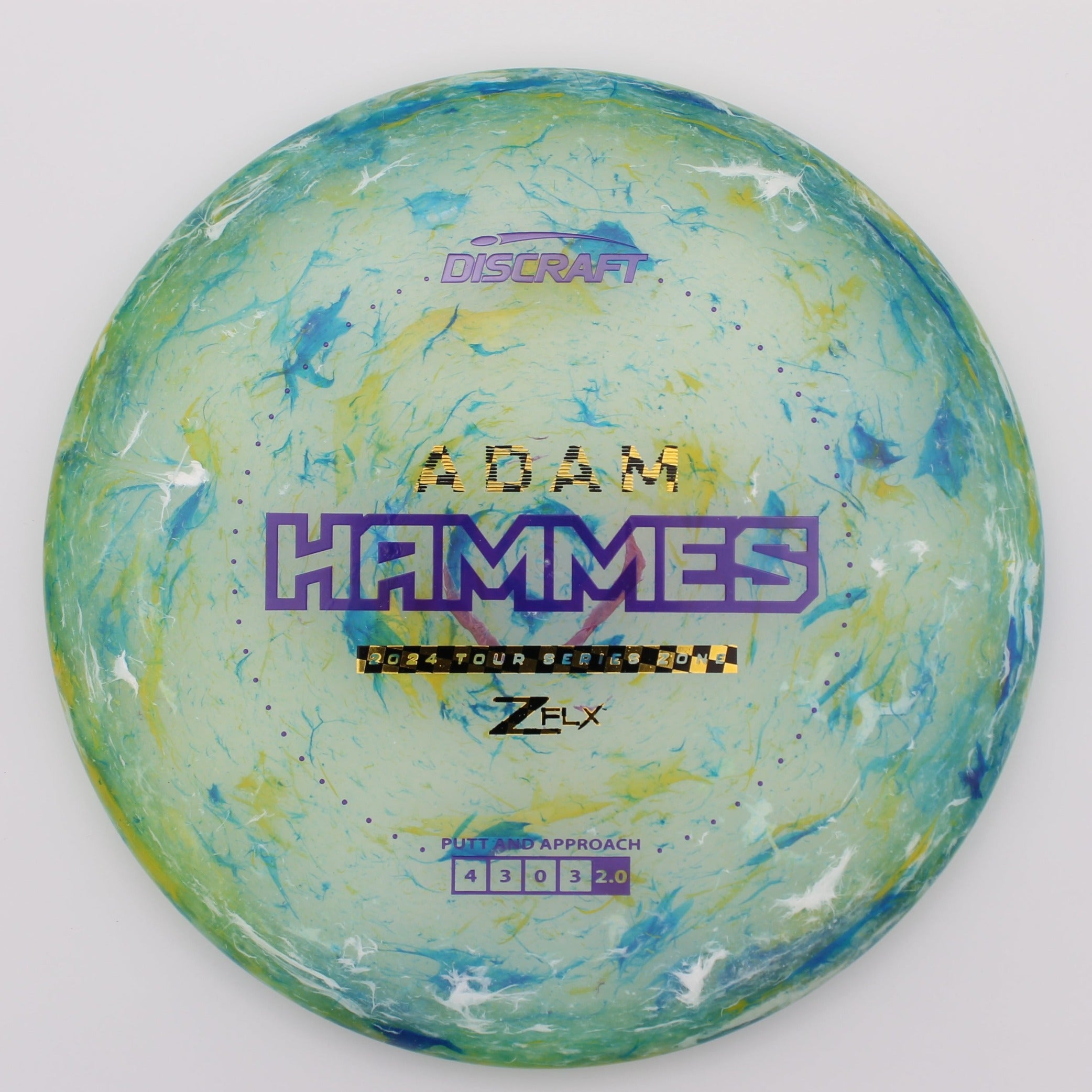 Discraft Putt & Approach Zone Adam Hammes 2024 Tour Series Jawbreaker Z FLX