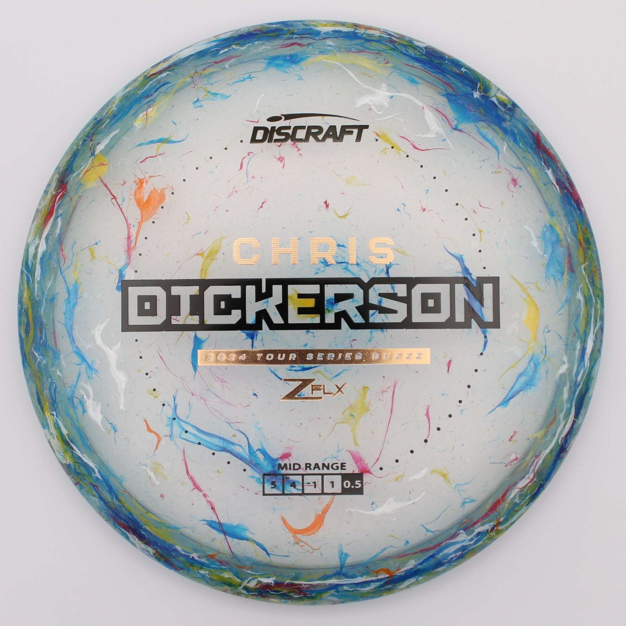 Discraft Midrange Buzzz Chris Dickerson 2024 Tour Series Jawbreaker Z FLX