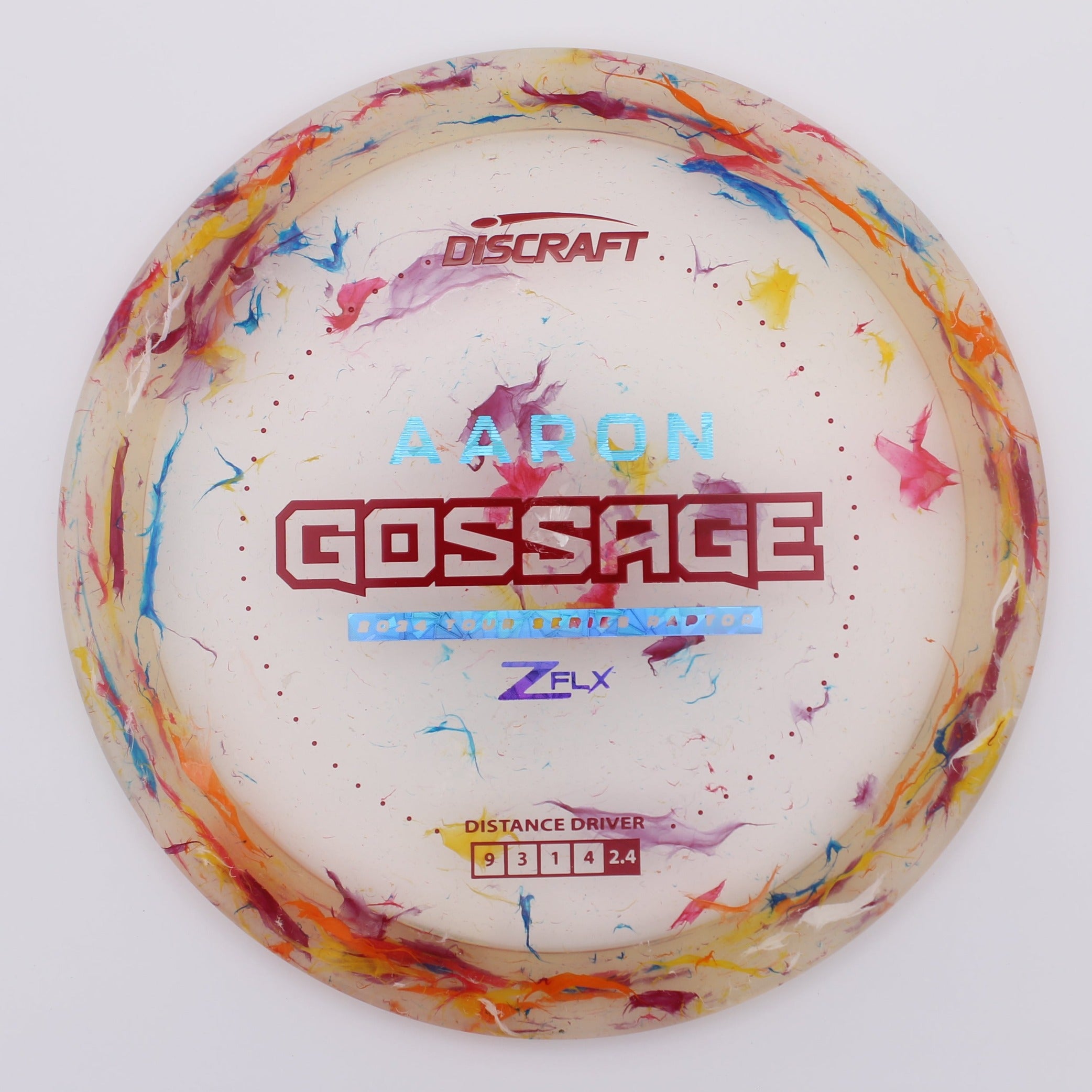 Discraft Fairway Driver Raptor Aaron Gossage 2024 Tour Series Jawbreaker Z FLX