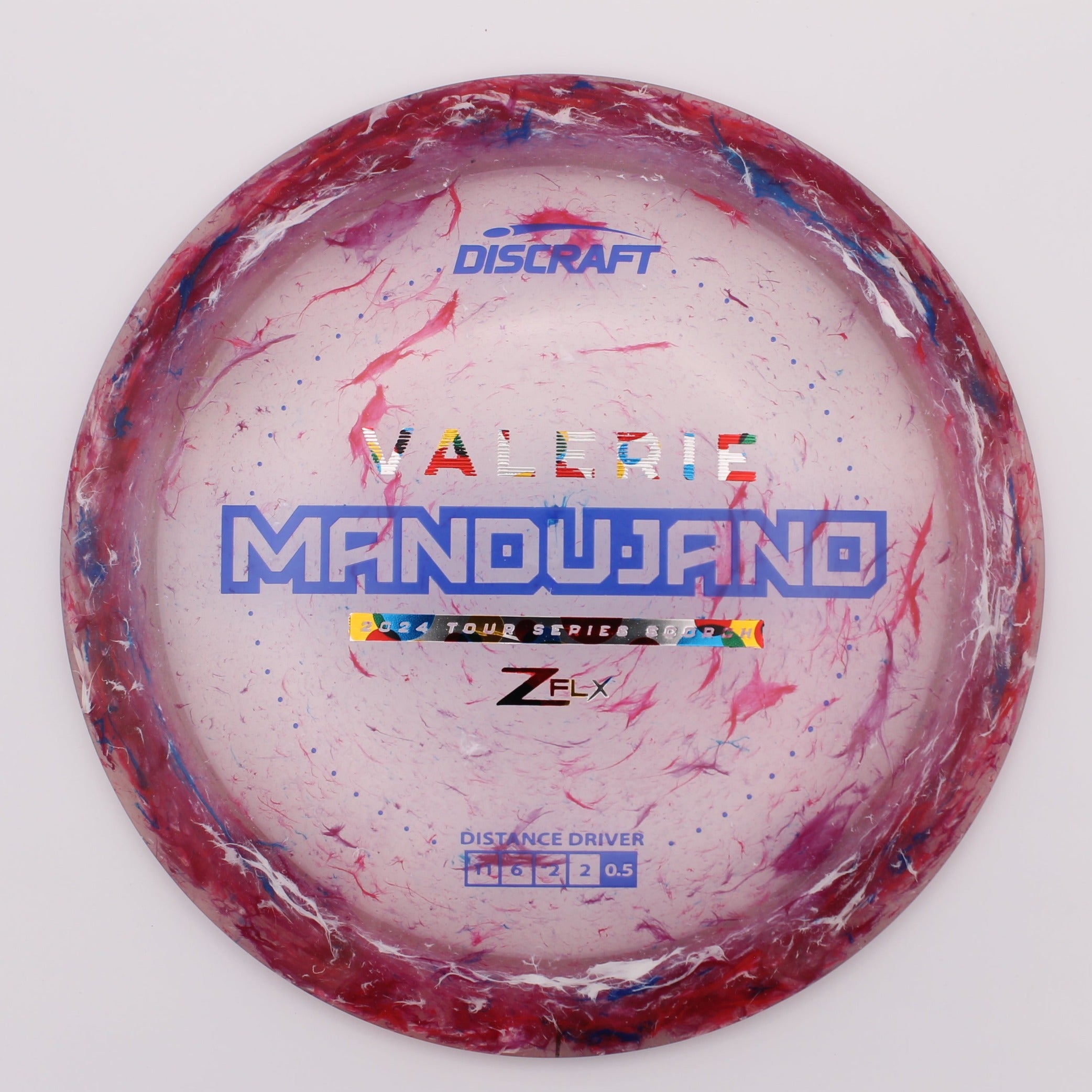 Discraft Distance Driver Scorch Valerie Mandujano 2024 Tour Series Jawbreaker Z FLX