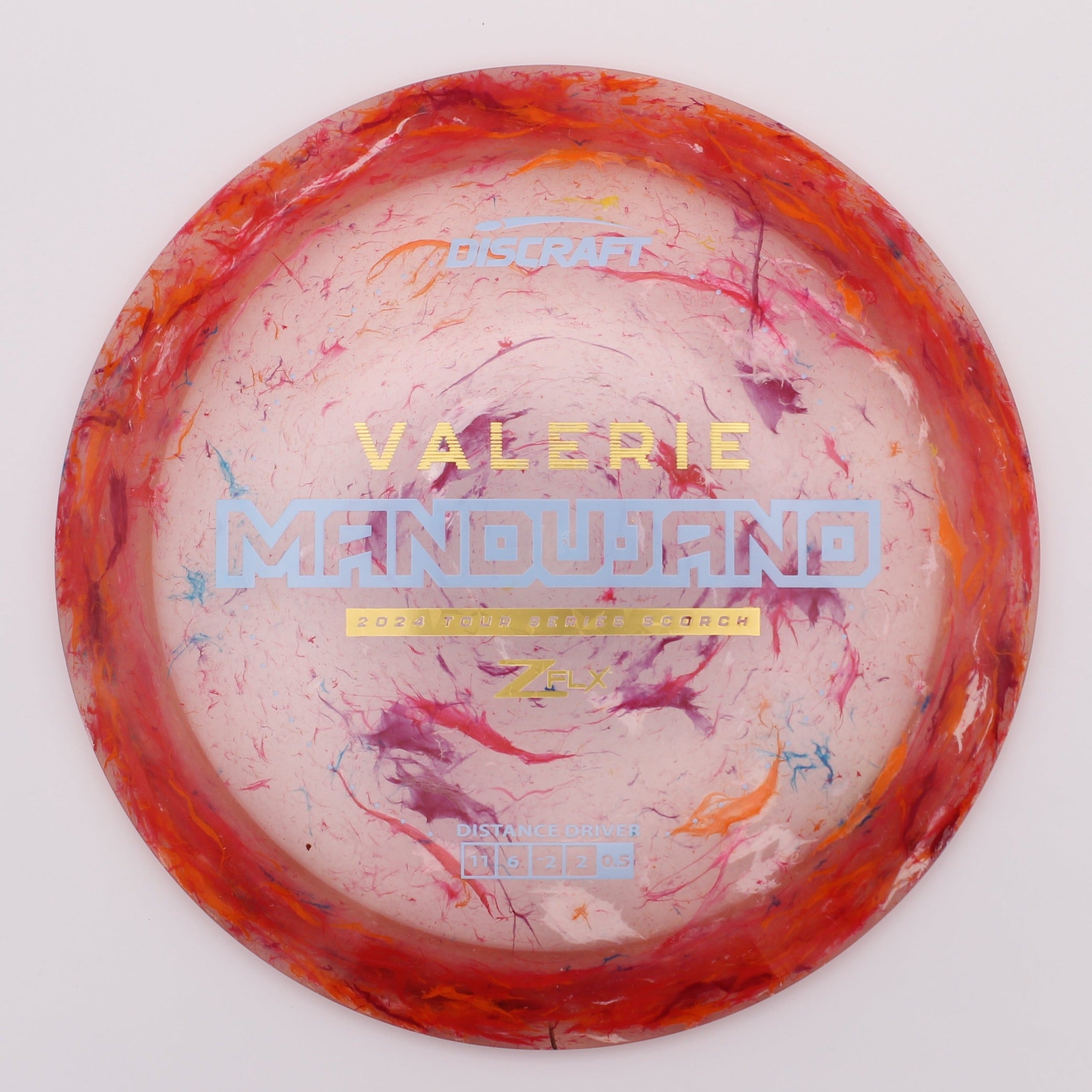 Discraft Distance Driver Scorch Valerie Mandujano 2024 Tour Series Jawbreaker Z FLX