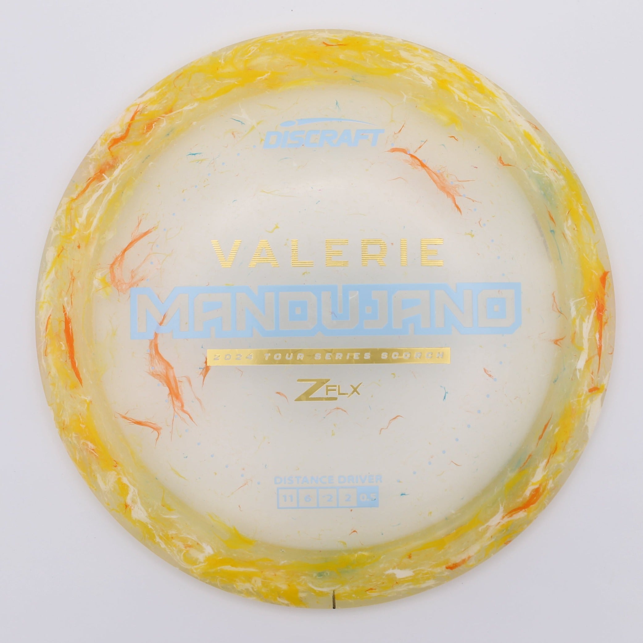 Discraft Distance Driver Scorch Valerie Mandujano 2024 Tour Series Jawbreaker Z FLX