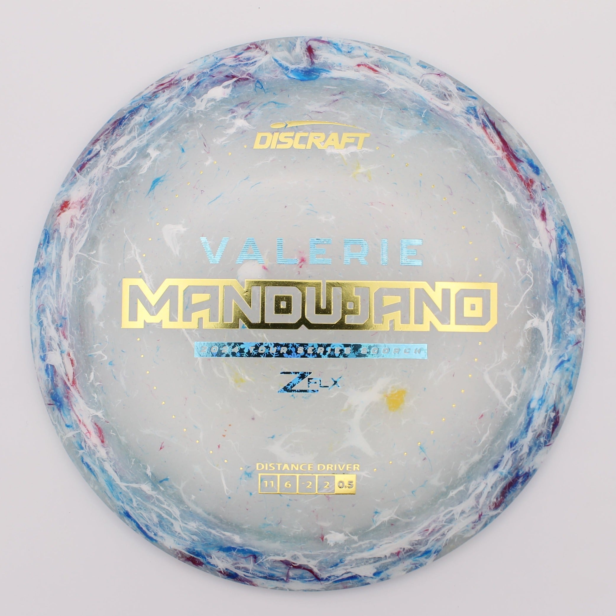 Discraft Distance Driver Scorch Valerie Mandujano 2024 Tour Series Jawbreaker Z FLX