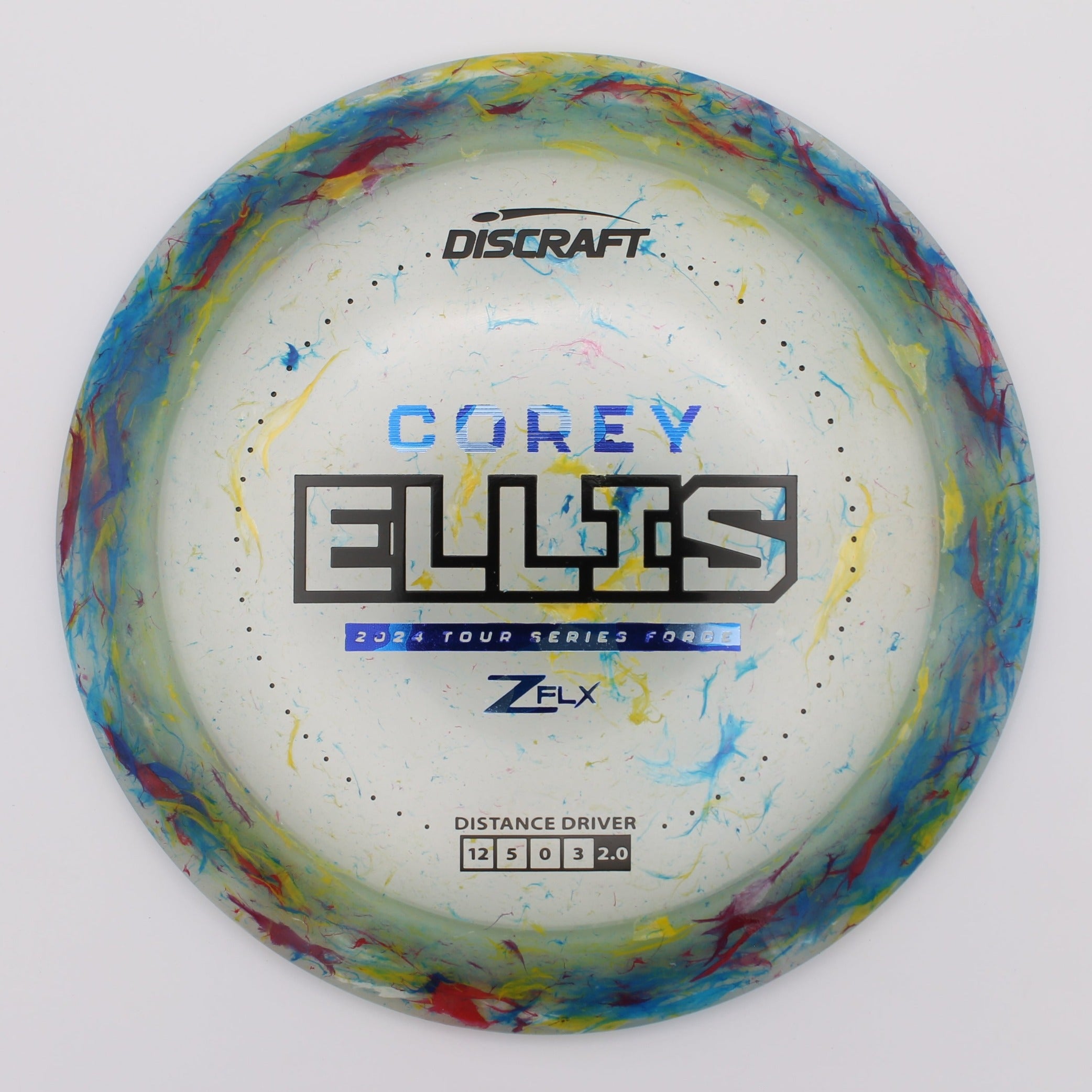 Discraft Distance Driver Force Corey Ellis 2024 Tour Series Jawbreaker Z FLX