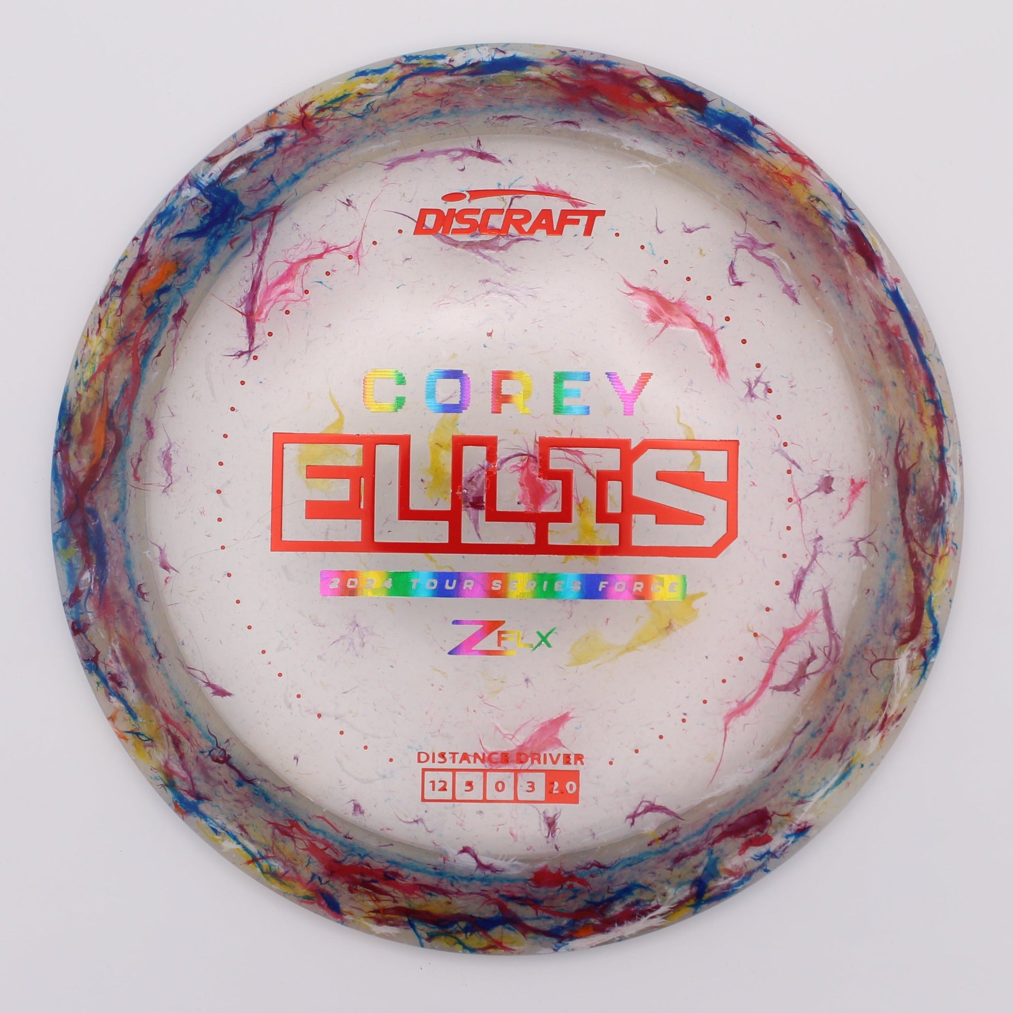Discraft Distance Driver Force Corey Ellis 2024 Tour Series Jawbreaker Z FLX
