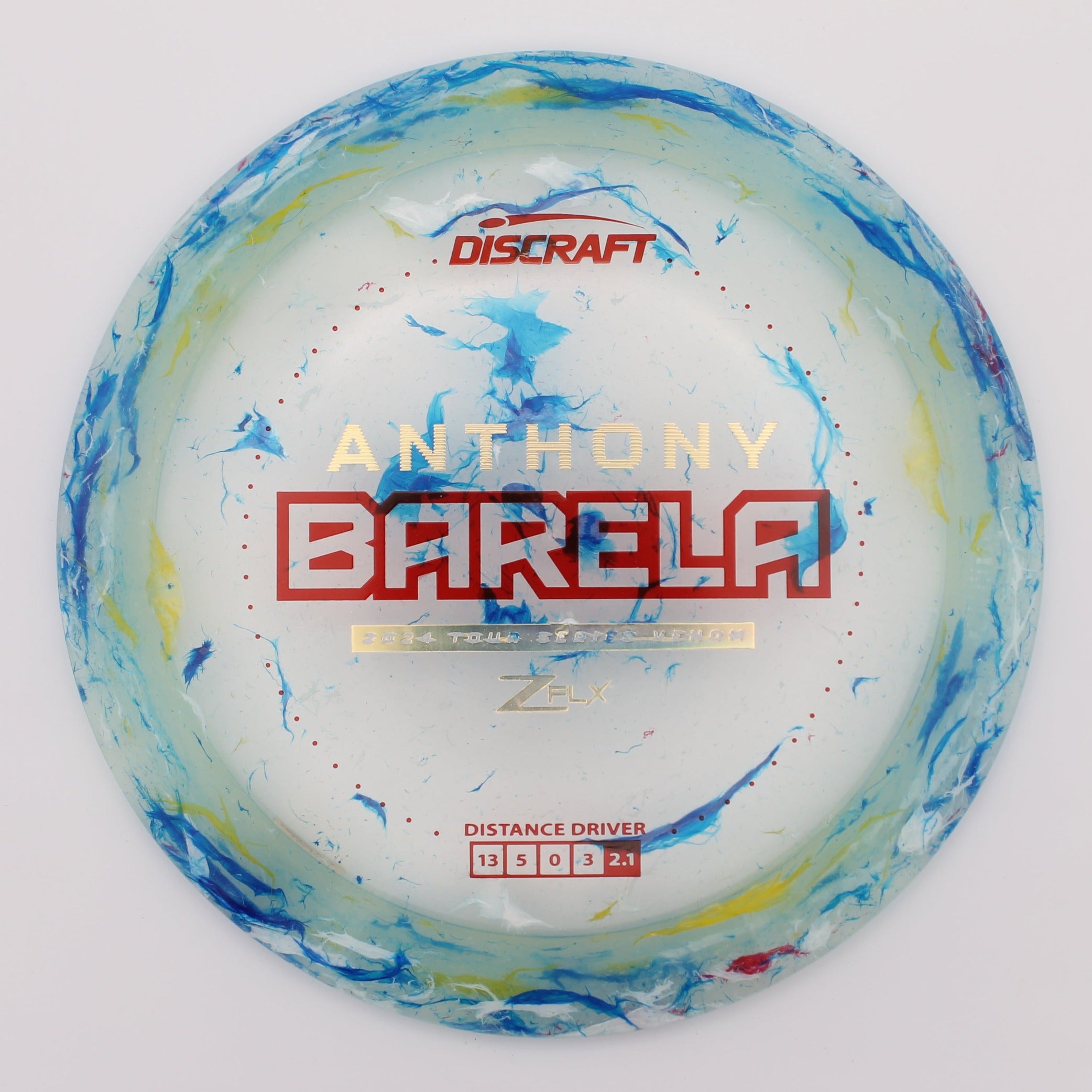 Discraft Distance Driver Venom Anthony Barela 2024 Tour Series Jawbreaker Z FLX