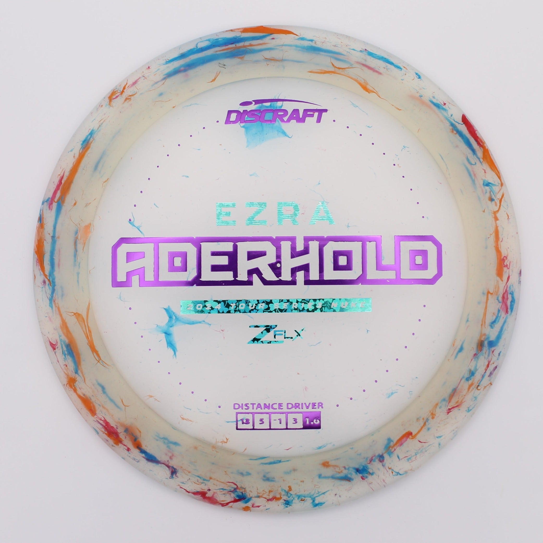 Discraft Distance Driver Nuke Ezra Aderhold 2024 Tour Series Jawbreaker Z FLX