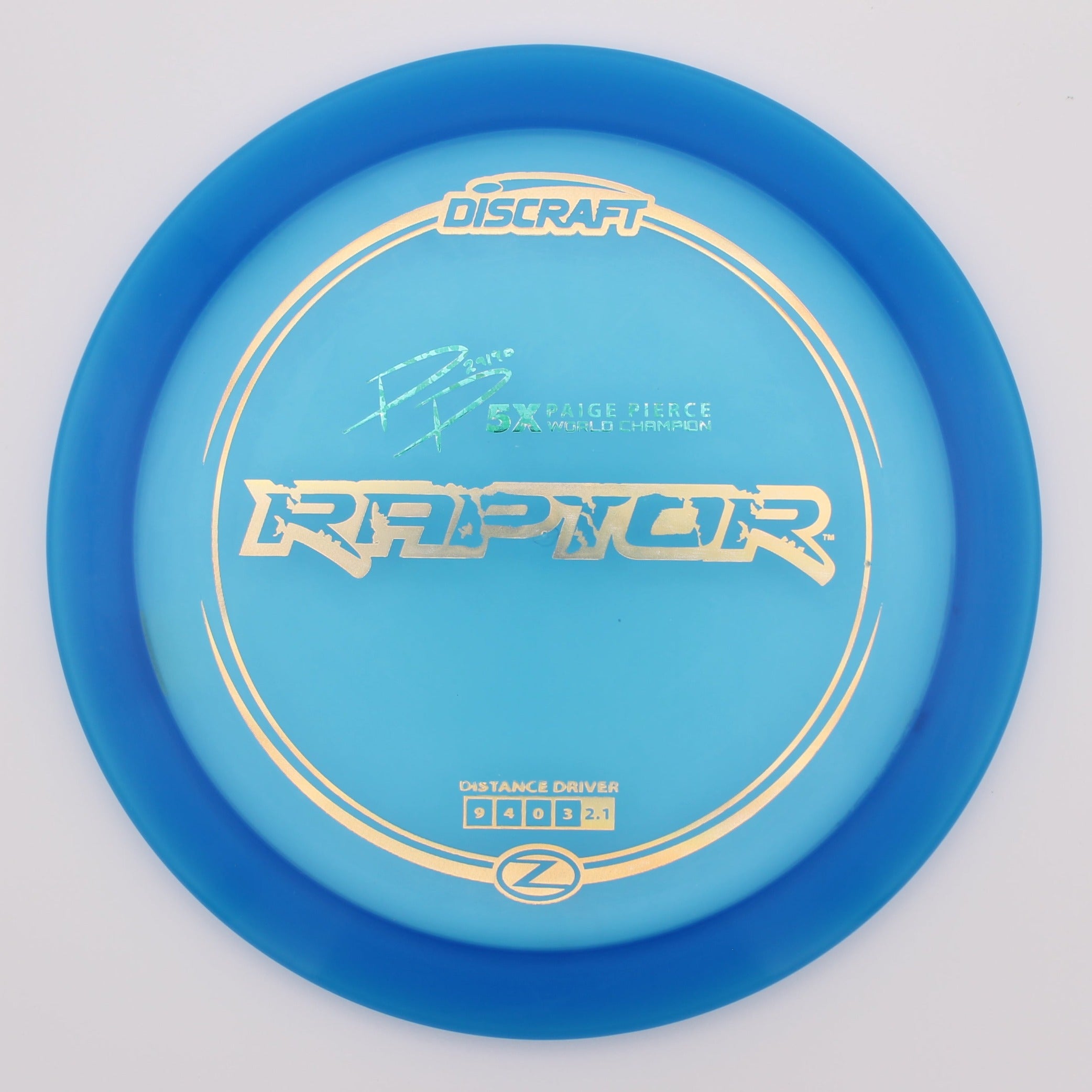 Discraft Fairway Driver Raptor Z-Line 5x Paige Pierce Signature Series