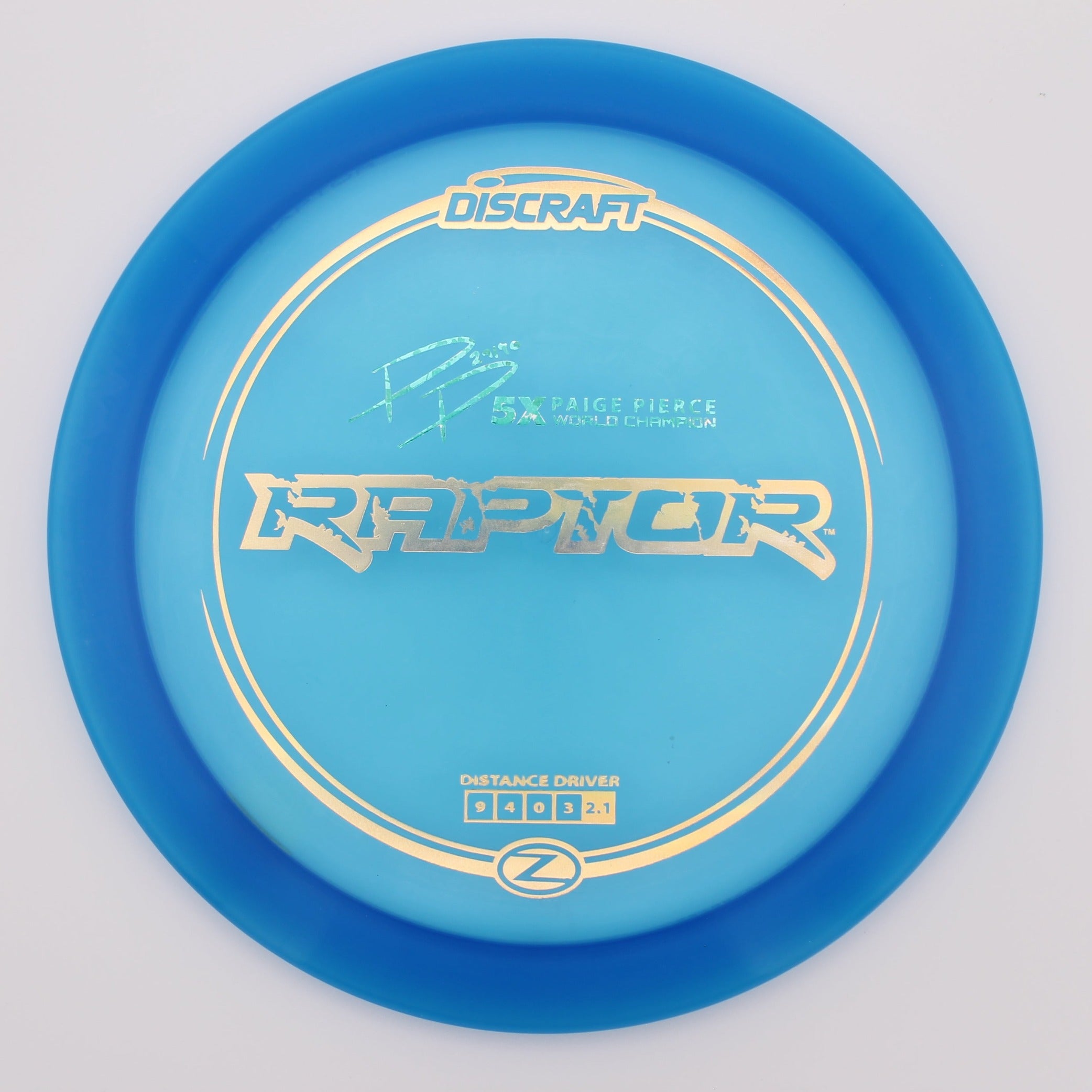 Discraft Fairway Driver Raptor Z-Line 5x Paige Pierce Signature Series