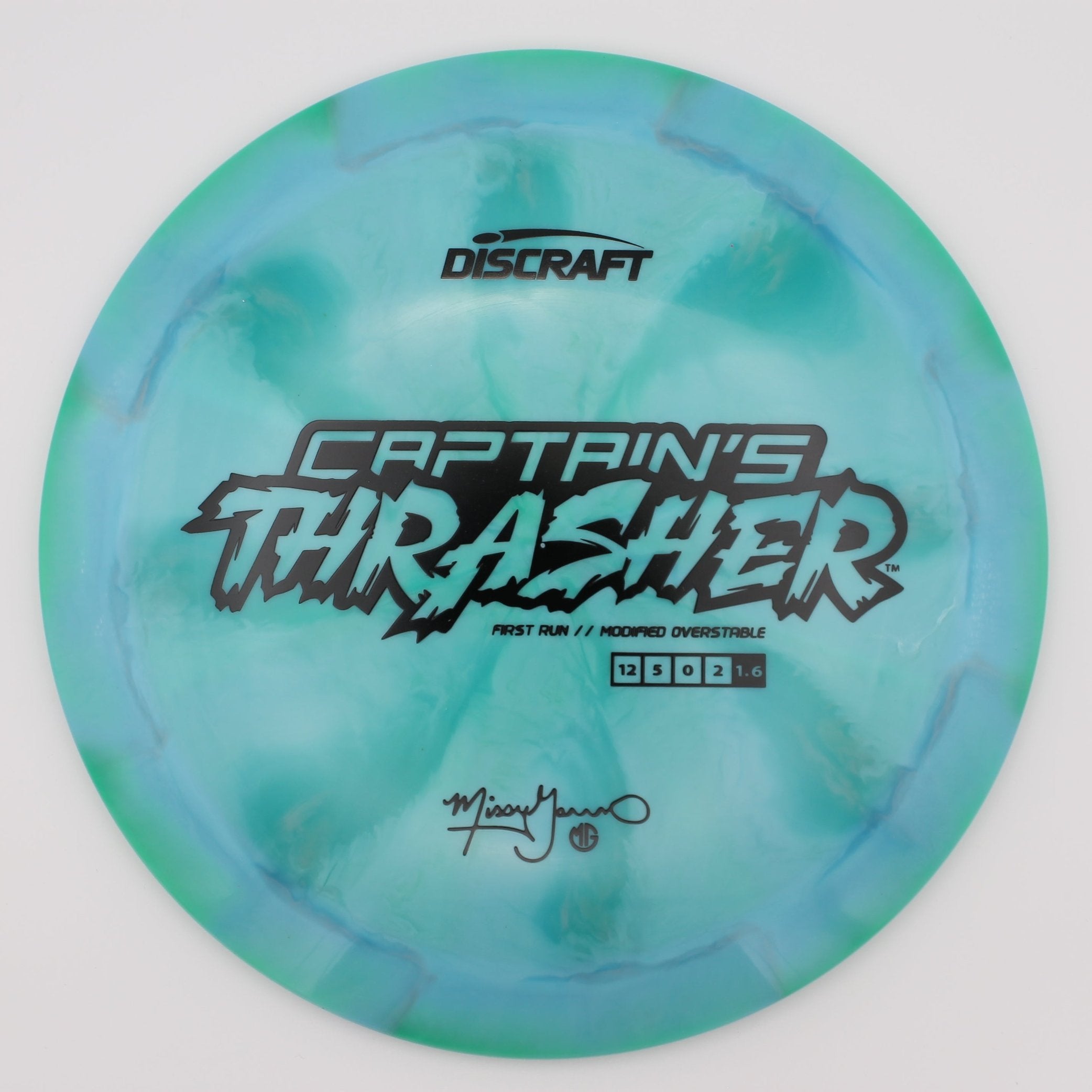 Discraft Distance Driver Captain’s Thrasher ESP First Run Missy Gannon’s Signature