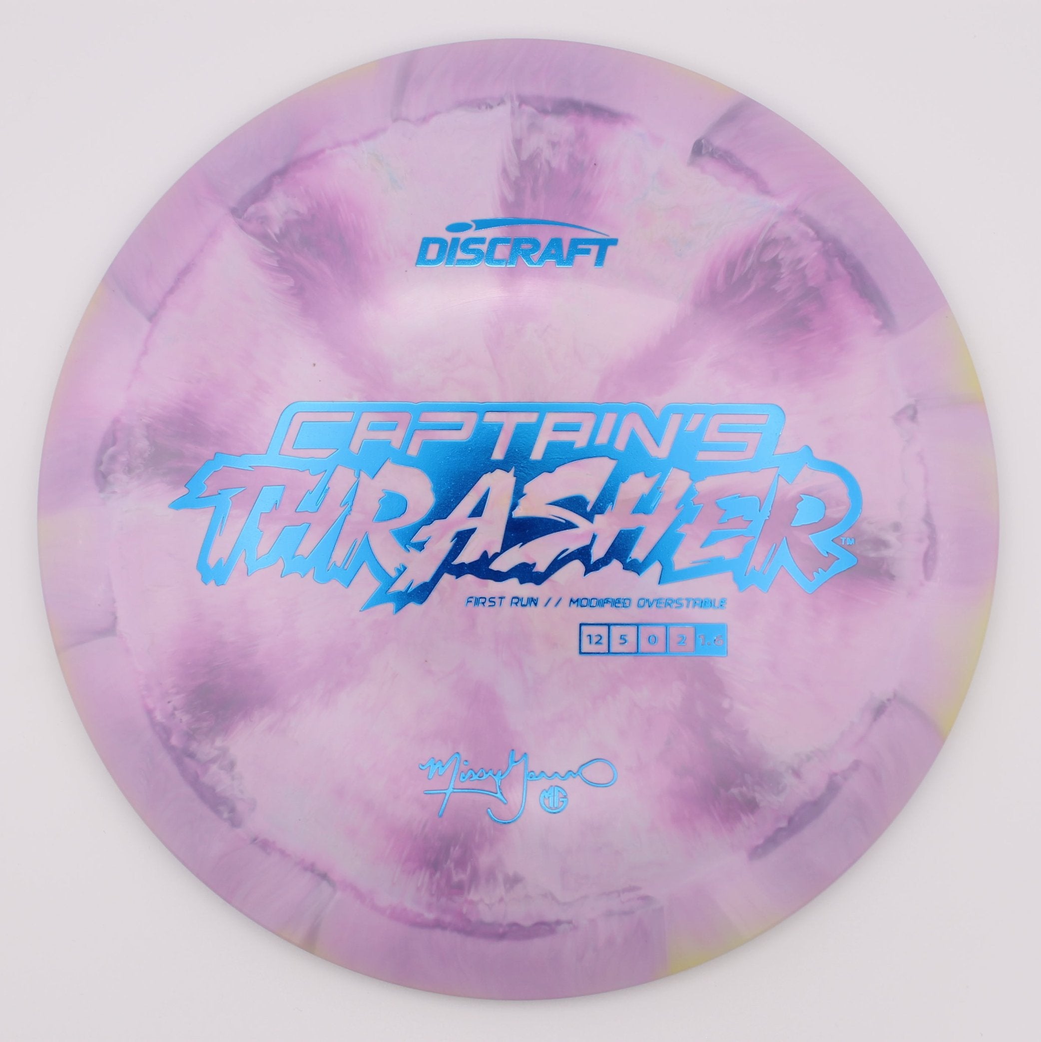 Discraft Distance Driver Captain’s Thrasher ESP First Run Missy Gannon’s Signature