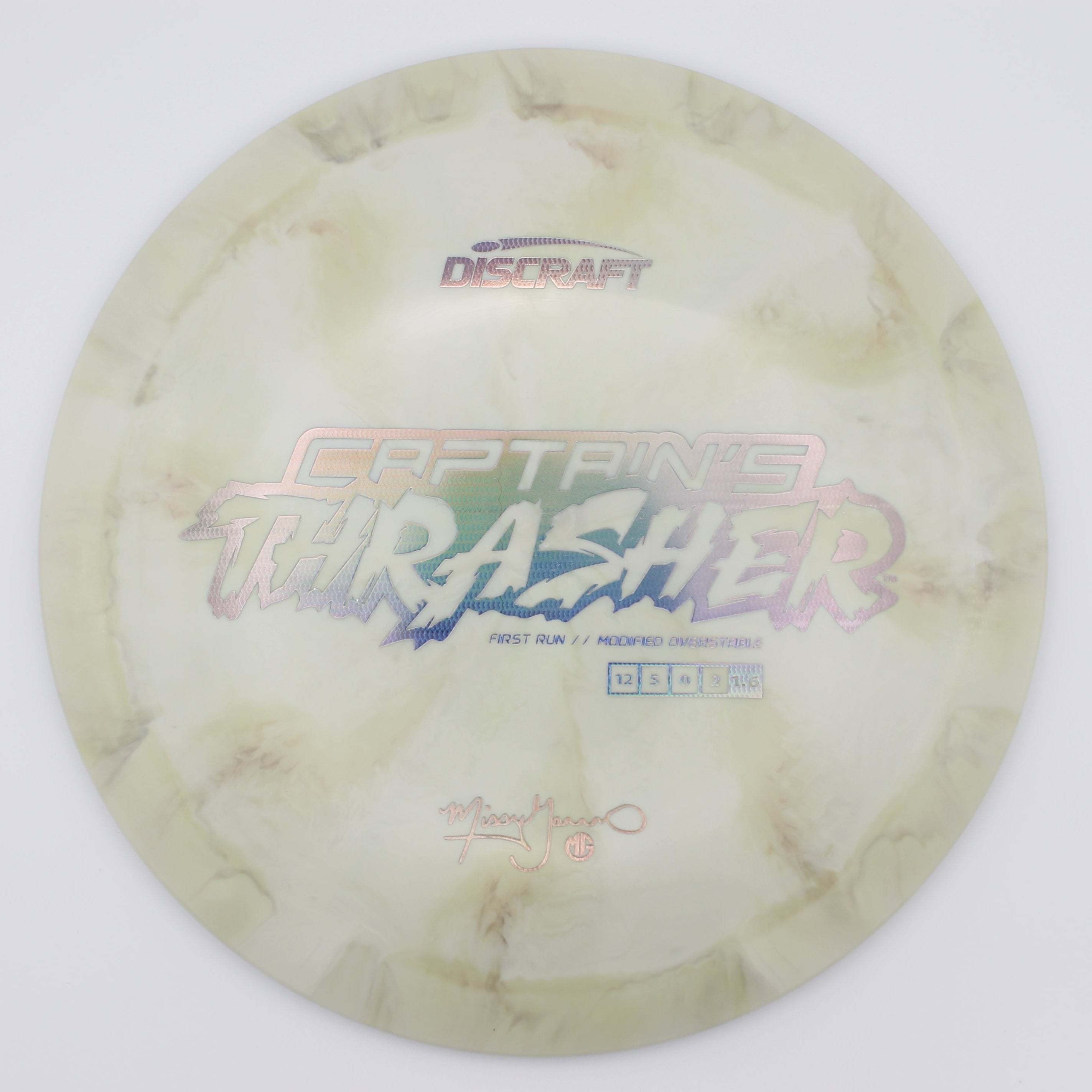 Discraft Distance Driver Captain’s Thrasher ESP First Run Missy Gannon’s Signature