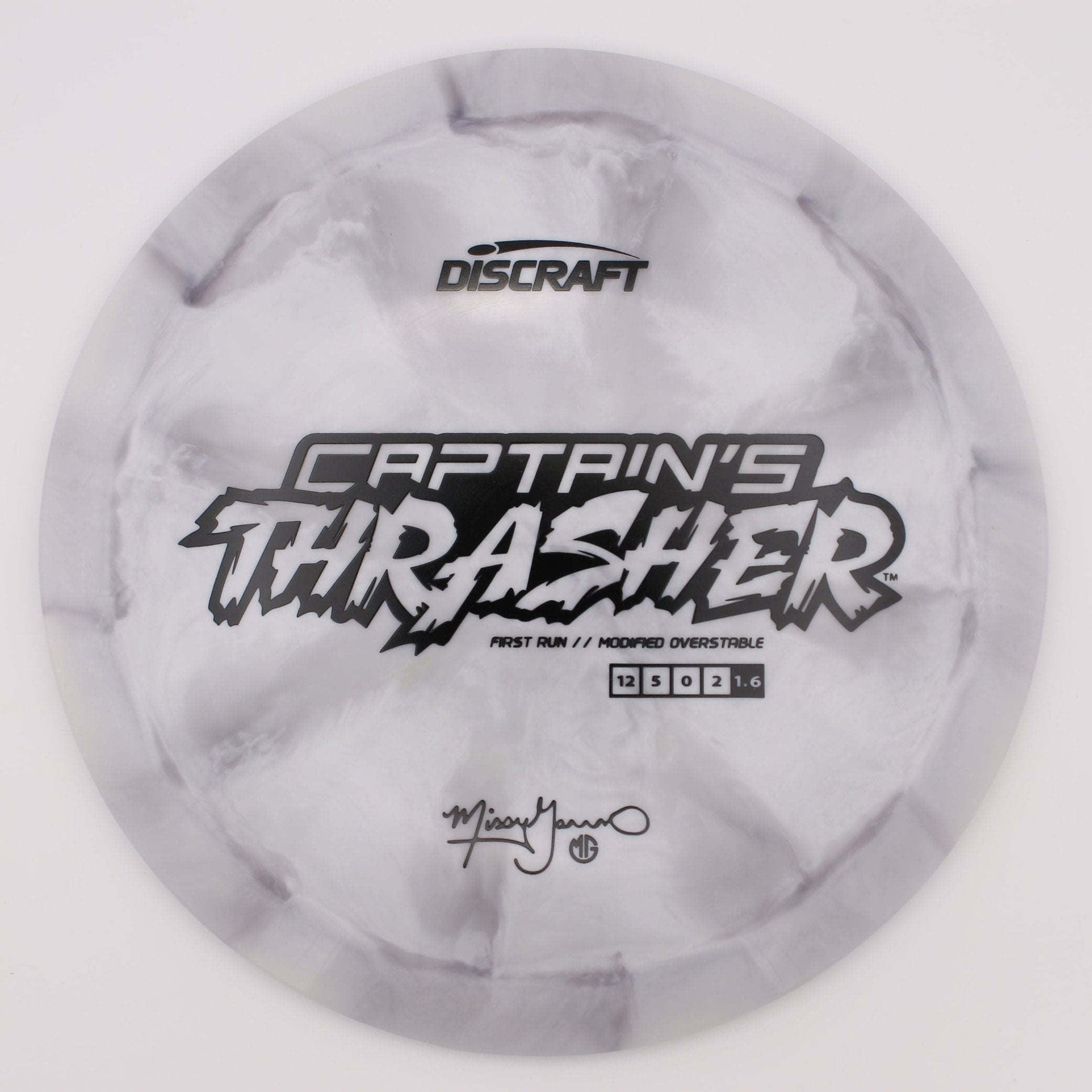 Discraft Distance Driver Captain’s Thrasher ESP First Run Missy Gannon’s Signature