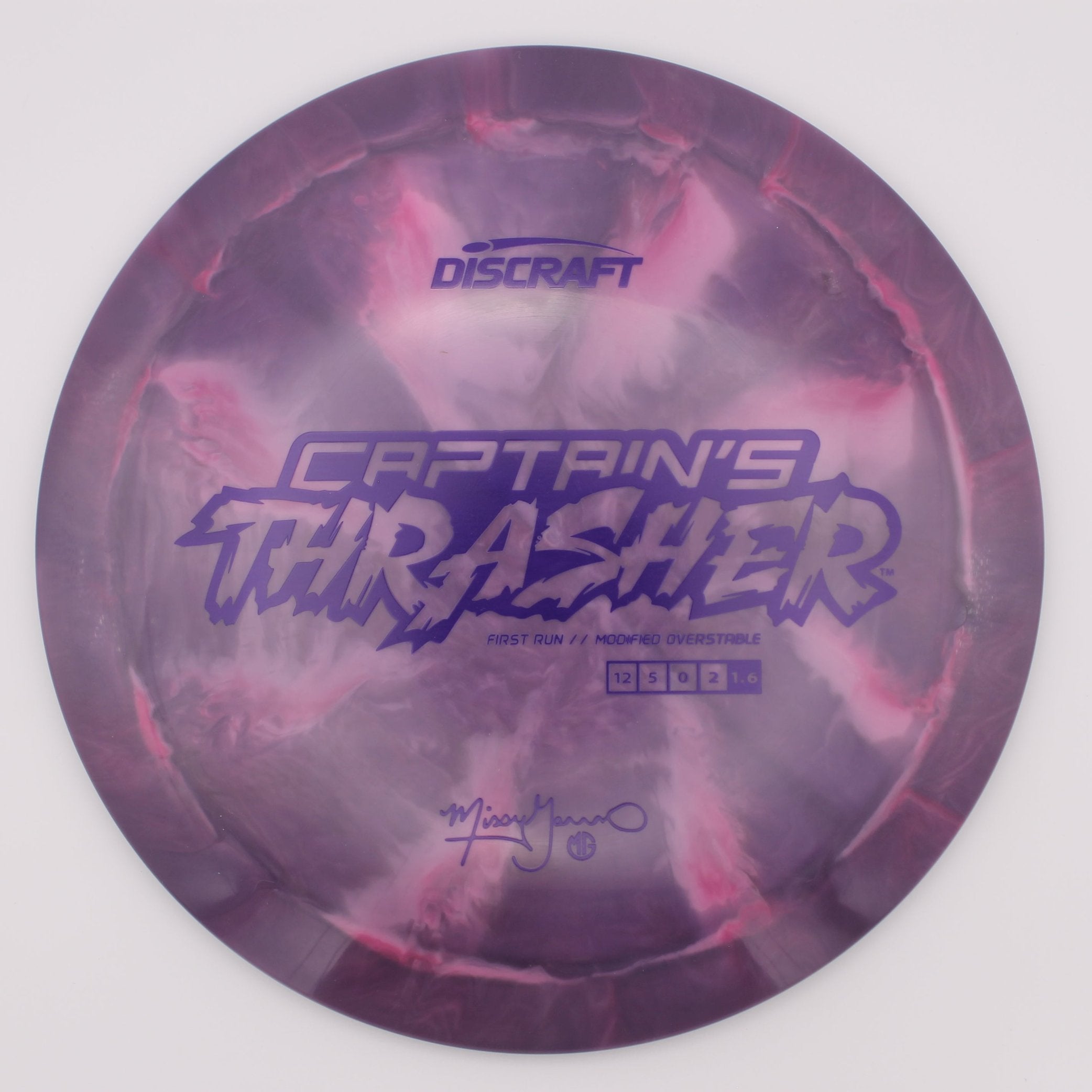 Discraft Distance Driver Captain’s Thrasher ESP First Run Missy Gannon’s Signature