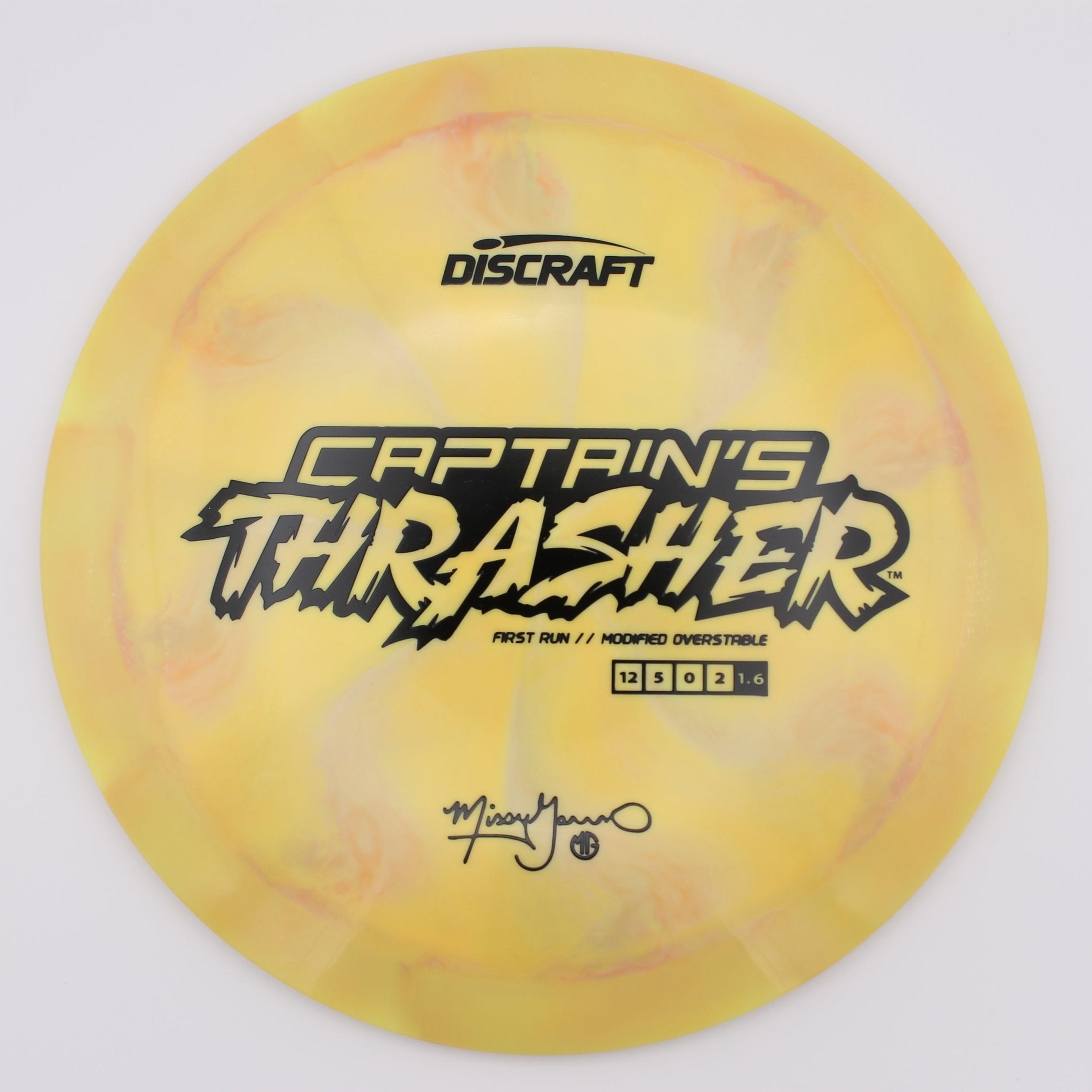 Discraft Distance Driver Captain’s Thrasher ESP First Run Missy Gannon’s Signature