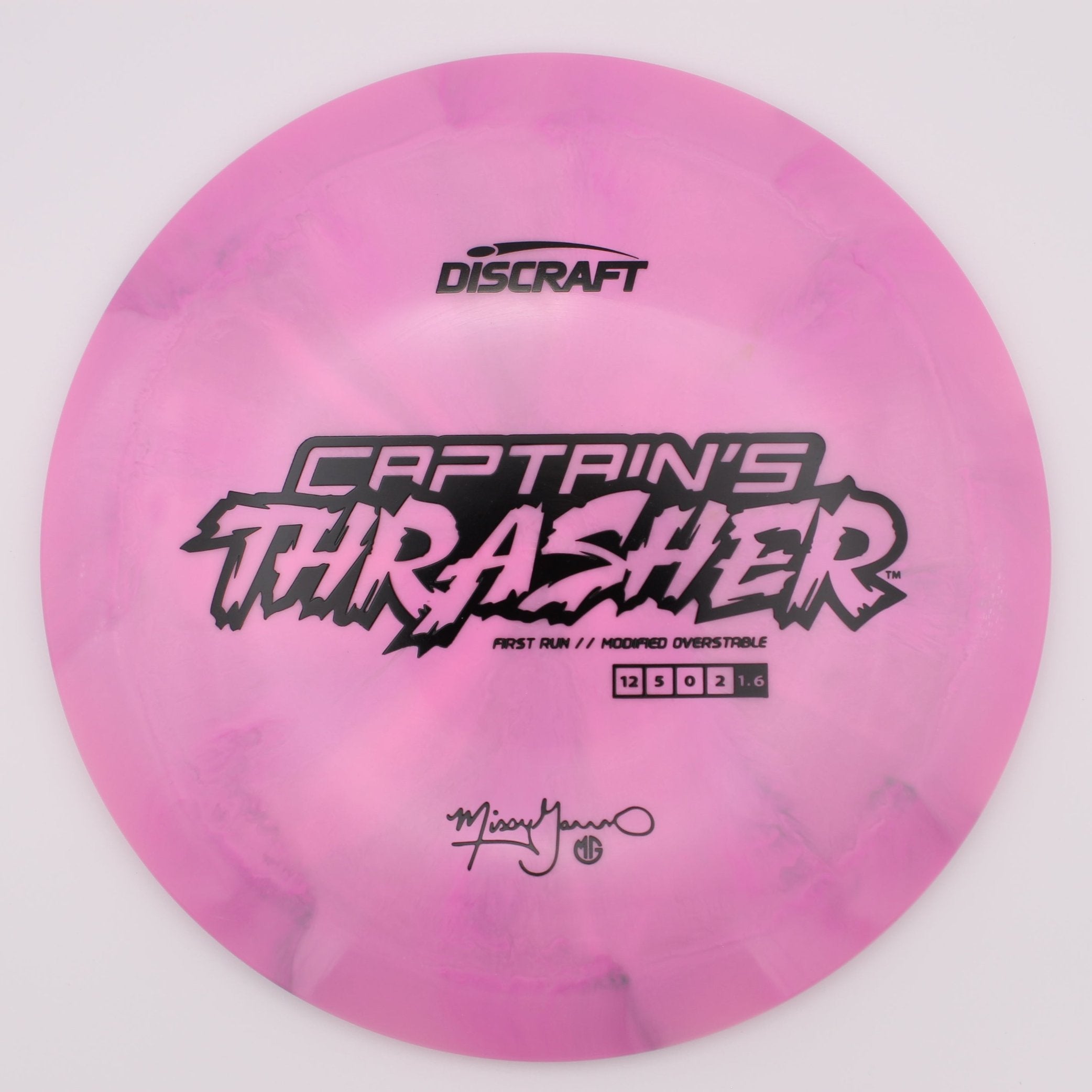 Discraft Distance Driver Captain’s Thrasher ESP First Run Missy Gannon’s Signature