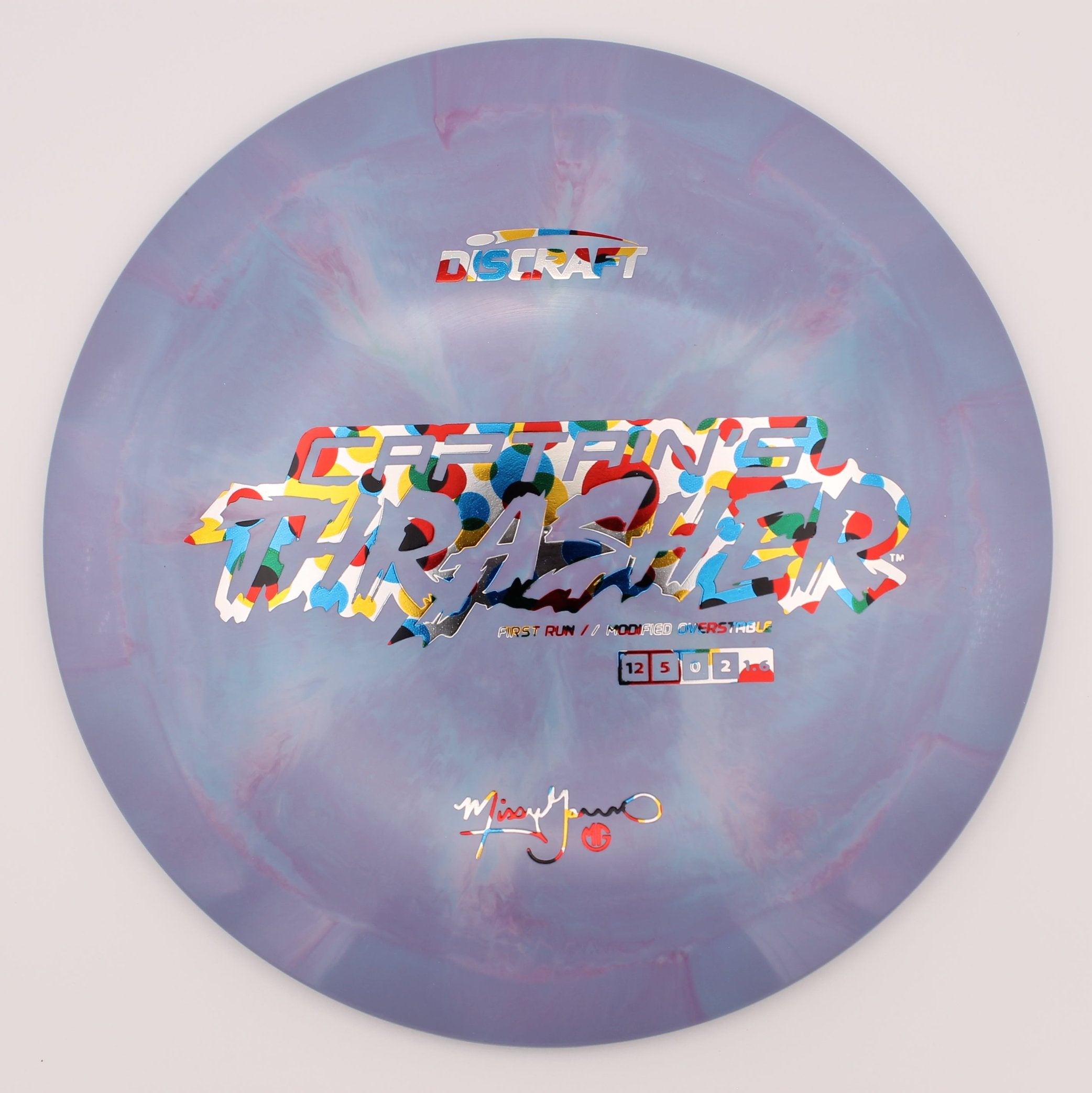 Discraft Distance Driver Captain’s Thrasher ESP First Run Missy Gannon’s Signature