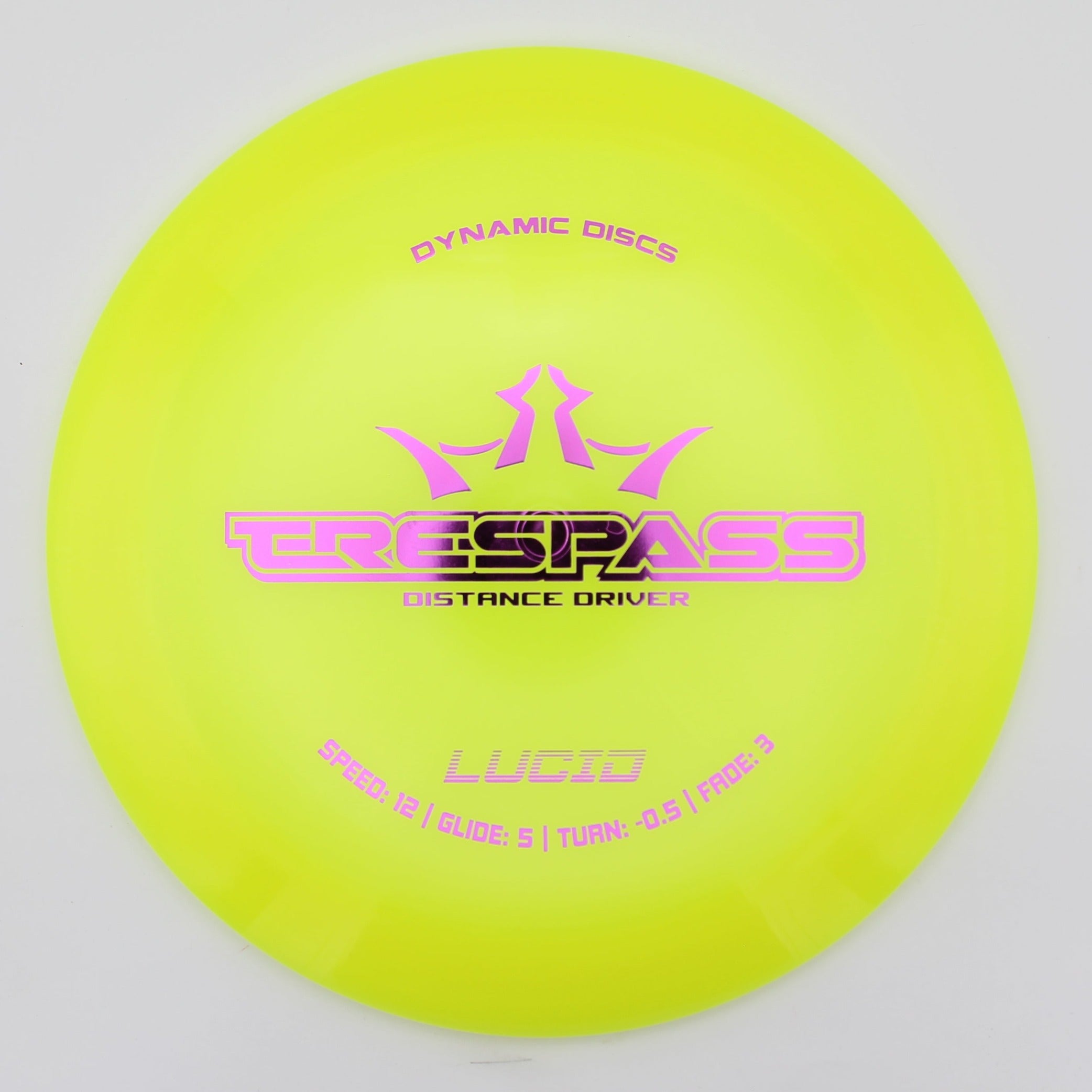 Dynamic Discs Distance Driver Trespass Lucid