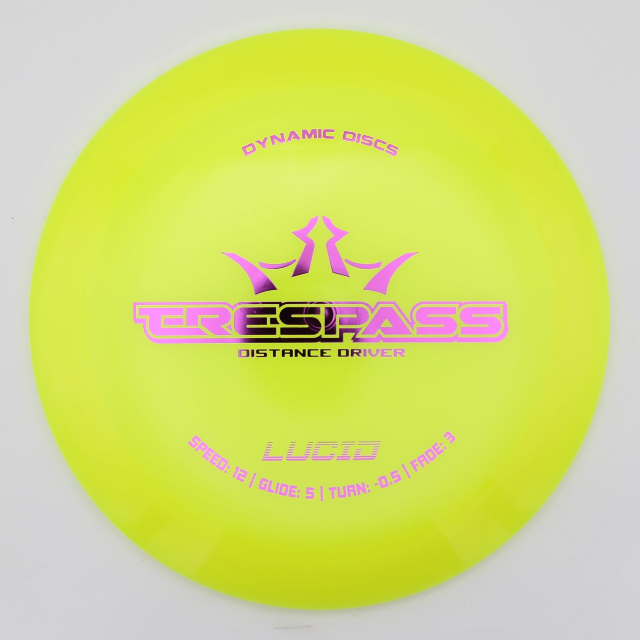 Dynamic Discs Distance Driver Trespass Lucid