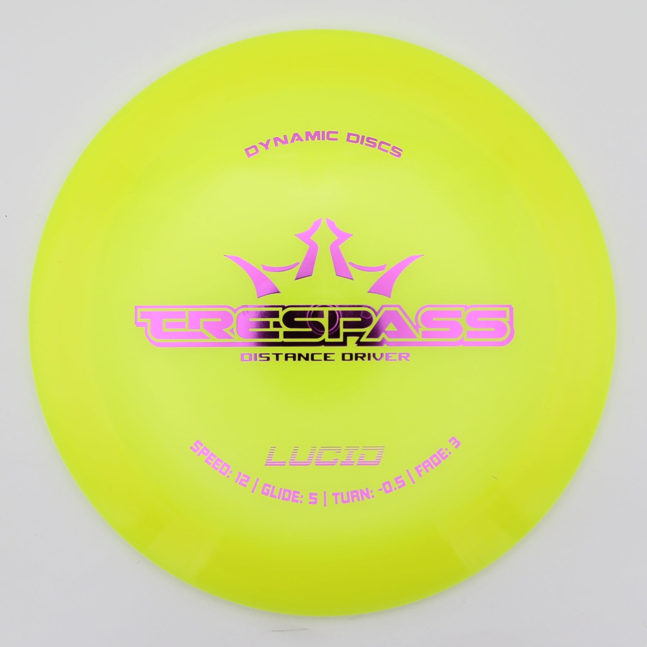 Dynamic Discs Distance Driver Trespass Lucid