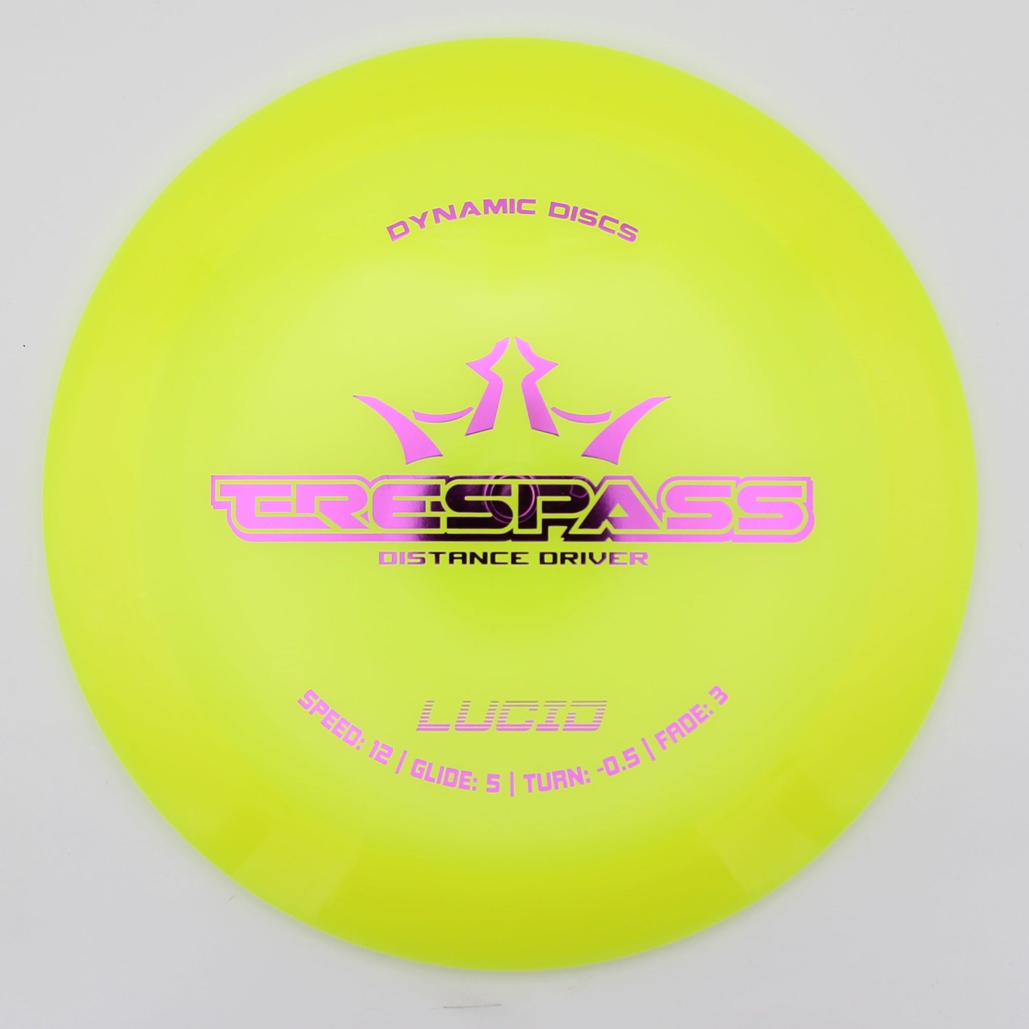 Dynamic Discs Distance Driver Trespass Lucid