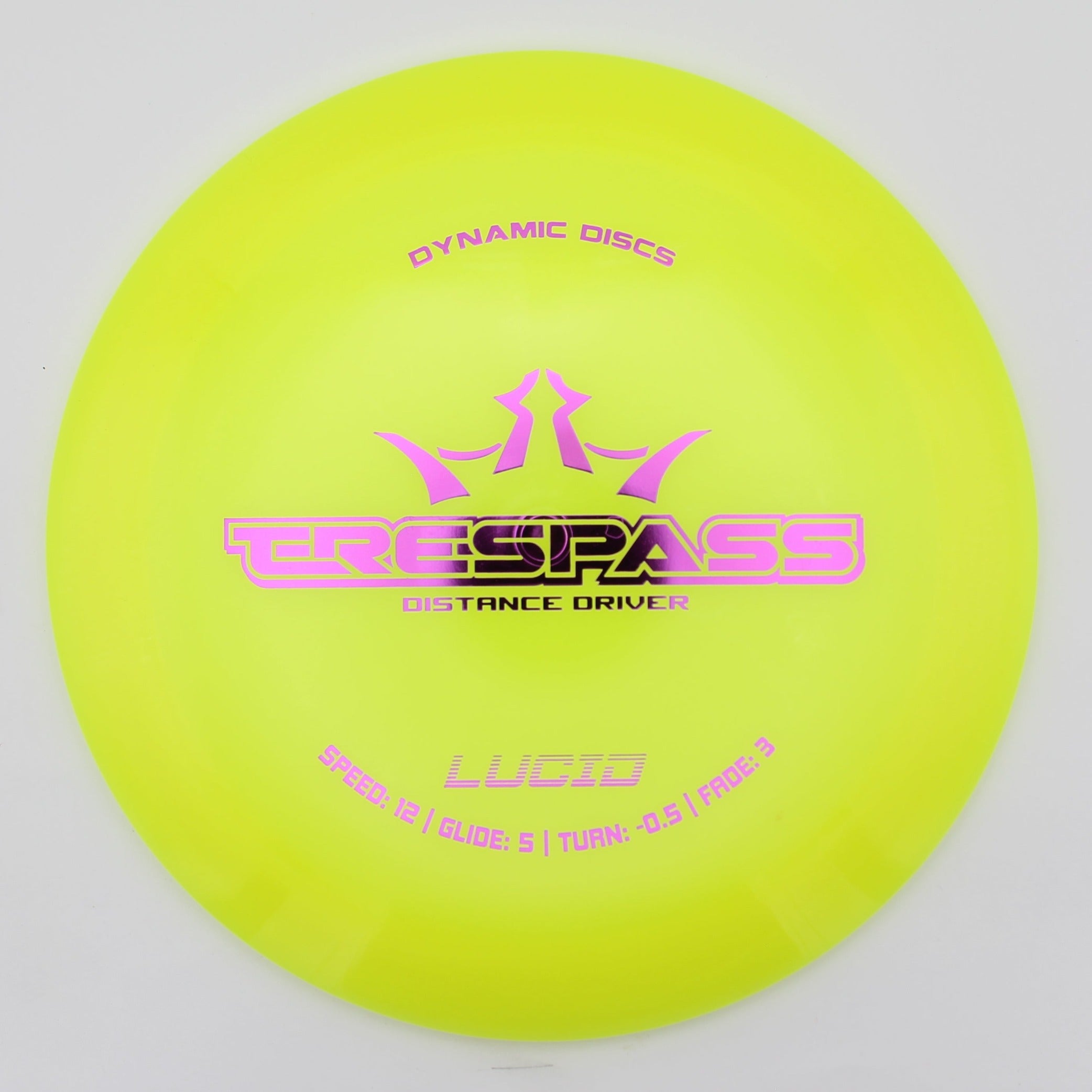 Dynamic Discs Distance Driver Trespass Lucid