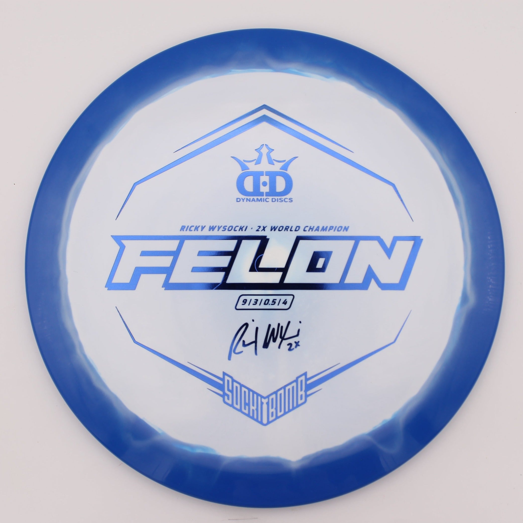 Dynamic Discs Fairway Driver Felon Fuzion Orbit Ricky Wysocki 2x World Champion