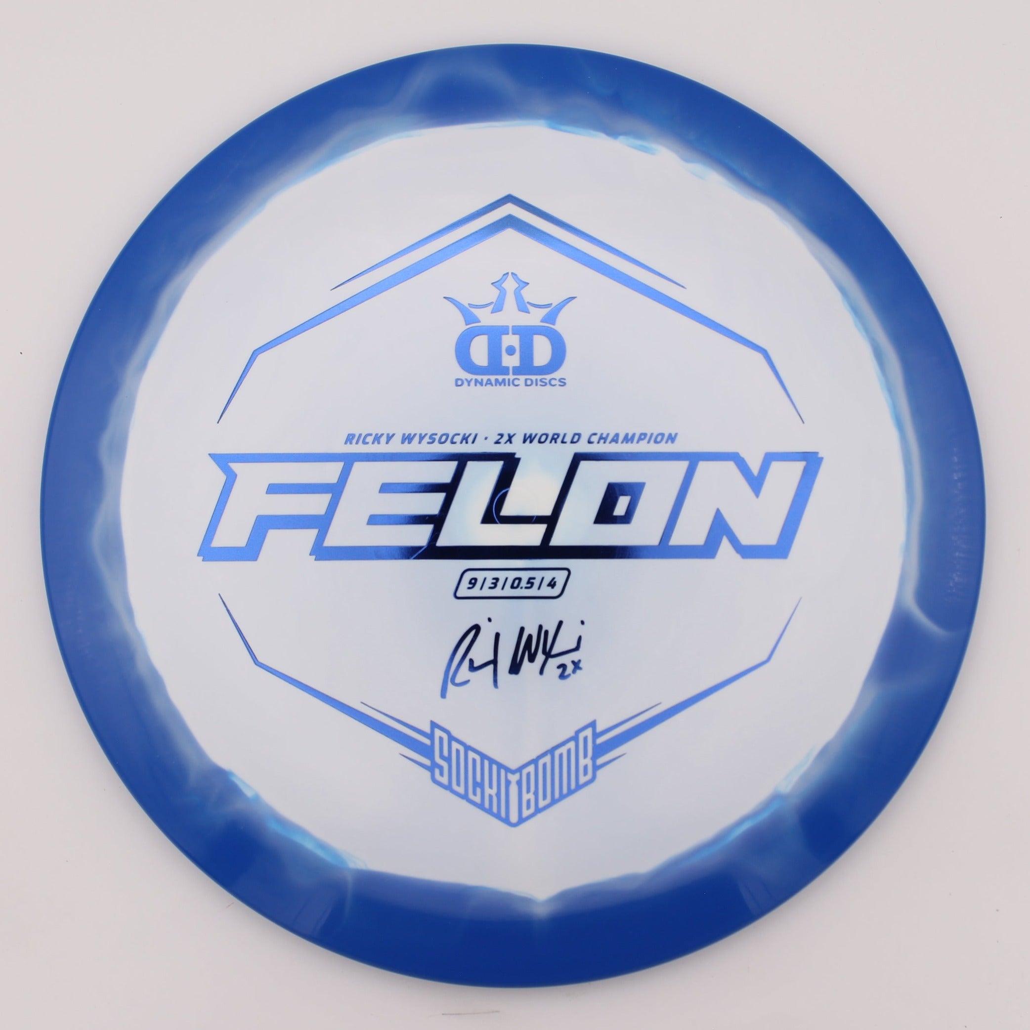 Dynamic Discs Fairway Driver Felon Fuzion Orbit Ricky Wysocki 2x World Champion