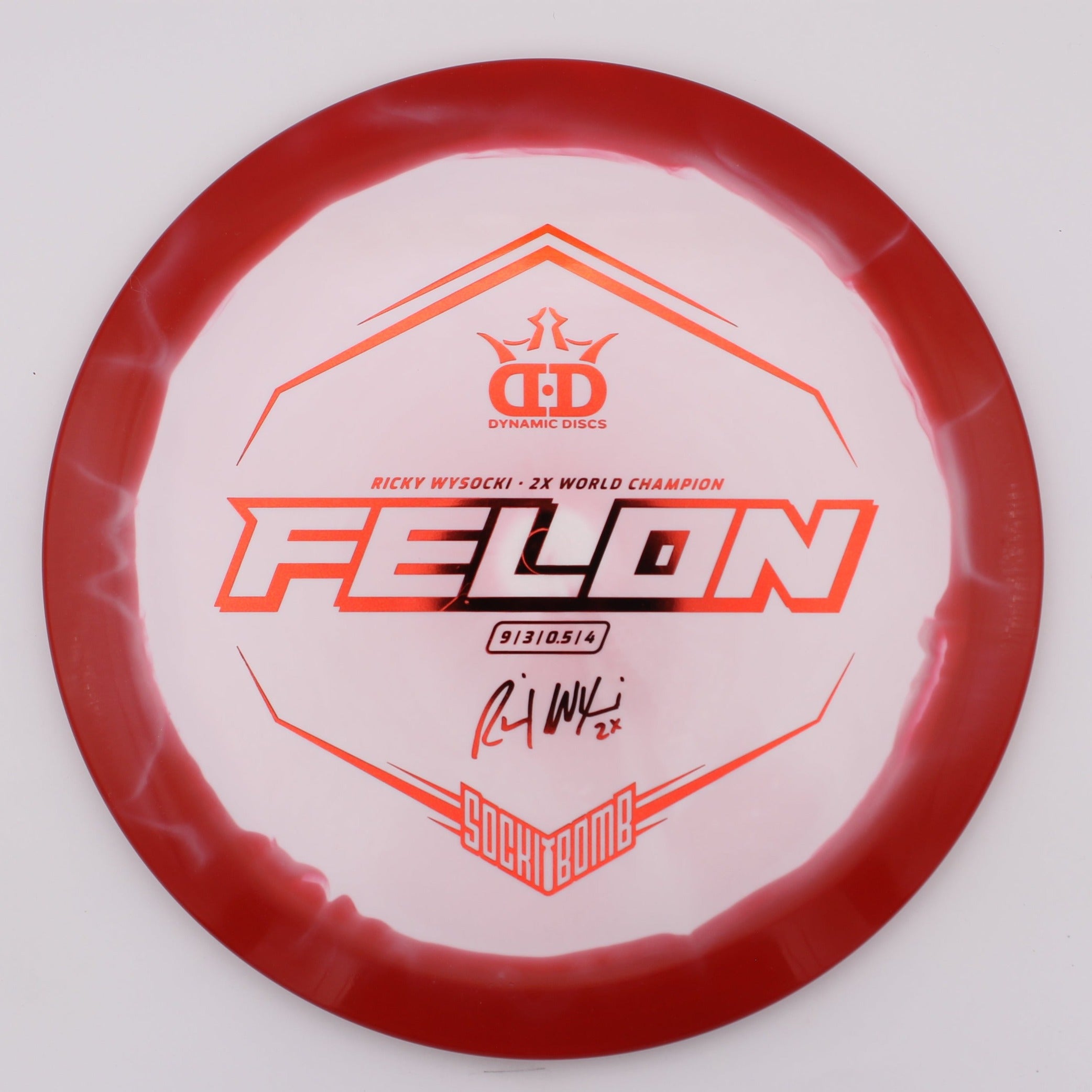 Dynamic Discs Fairway Driver Felon Fuzion Orbit Ricky Wysocki 2x World Champion