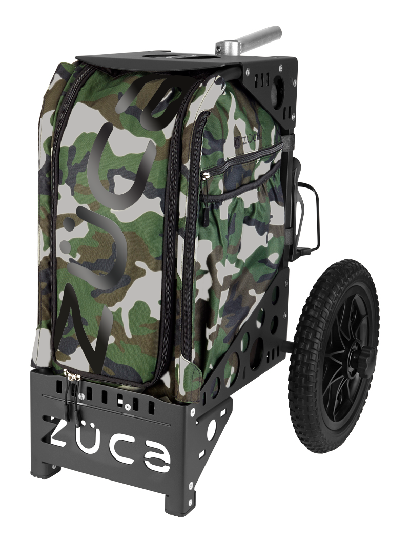 Zuca | All-Terrain Disc Golf Cart | Camo Edition