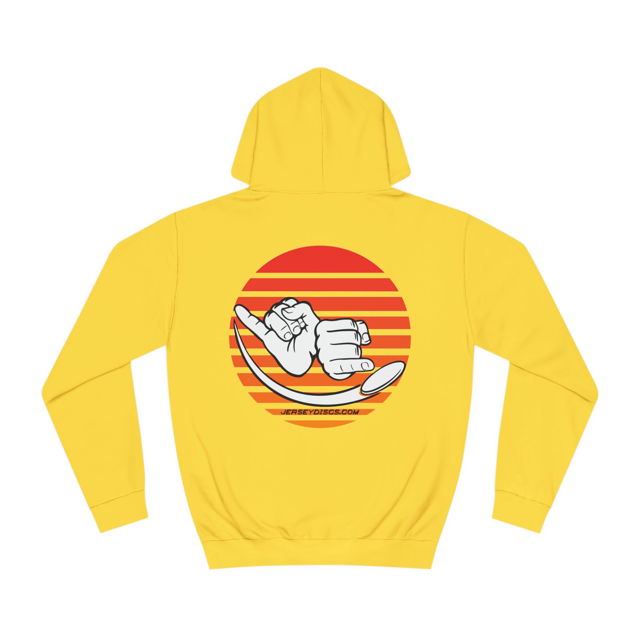 Jersey Discs Sunset Logo 80% cotton, 20% polyester Unisex College Hoodie