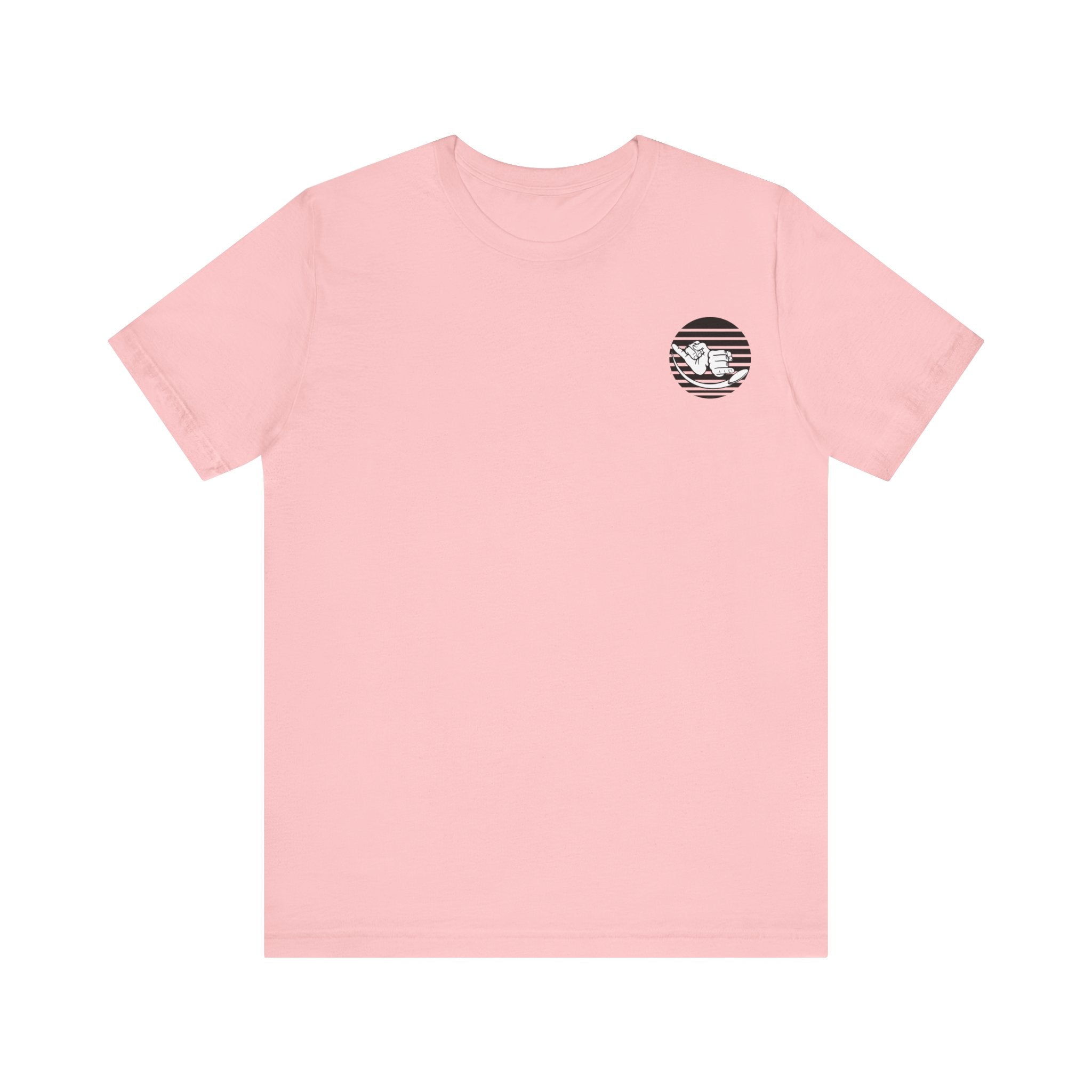 Jersey Discs Pink Sunset Logo Unisex Jersey Short Sleeve Tee